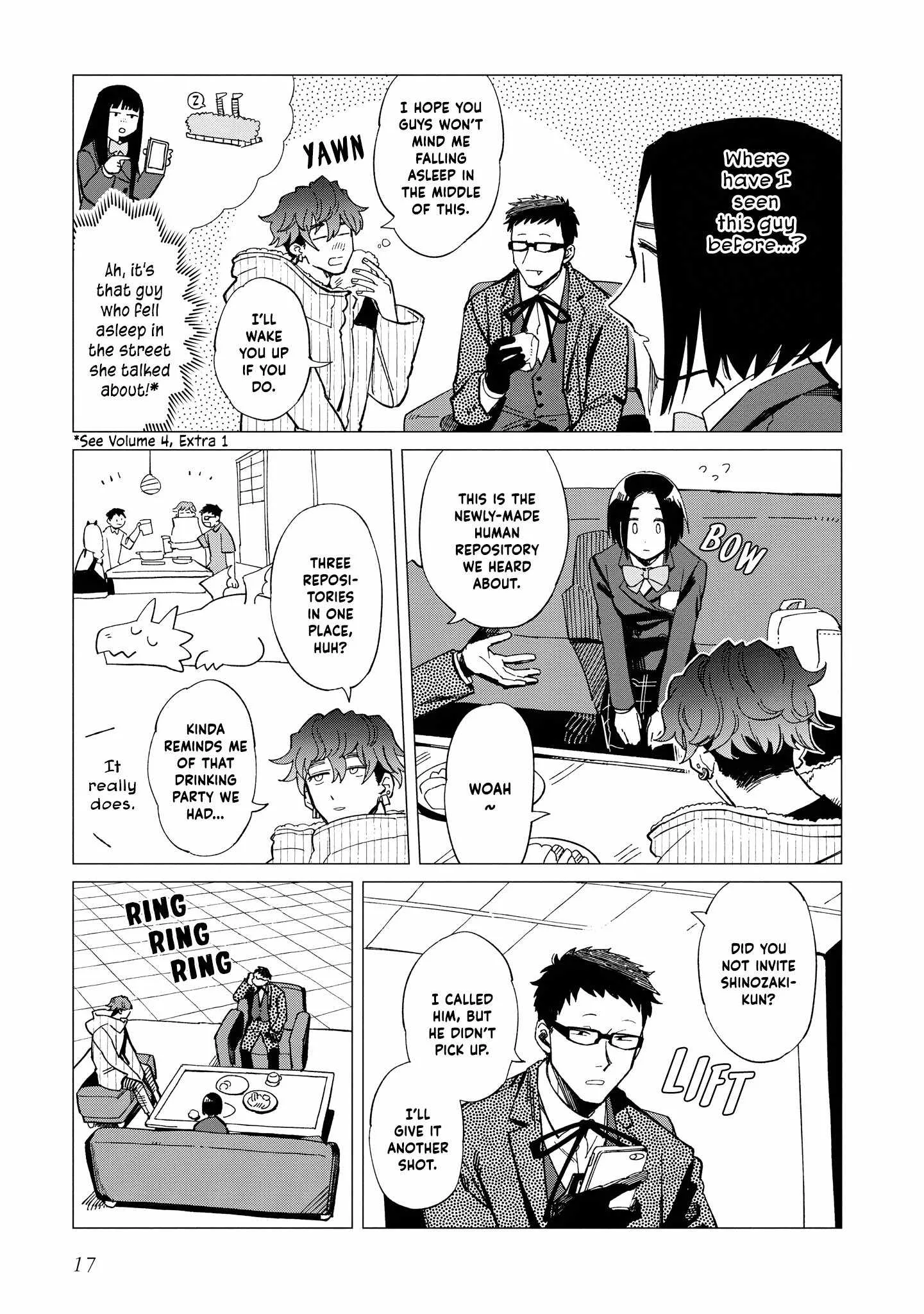 Shinozaki-kun no Mente Jijou Chapter 31 page 17