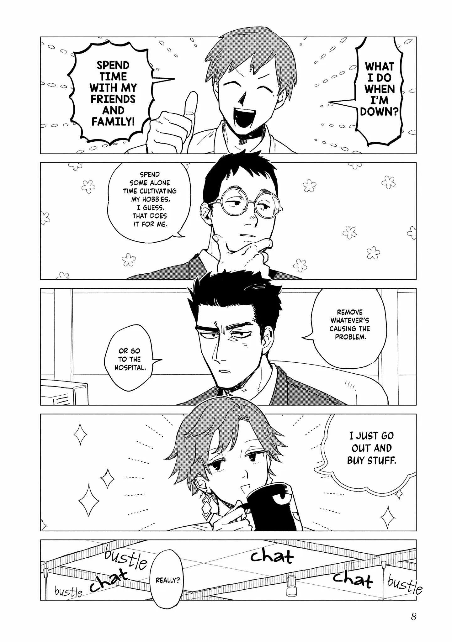 Shinozaki-kun no Mente Jijou Chapter 40 page 8