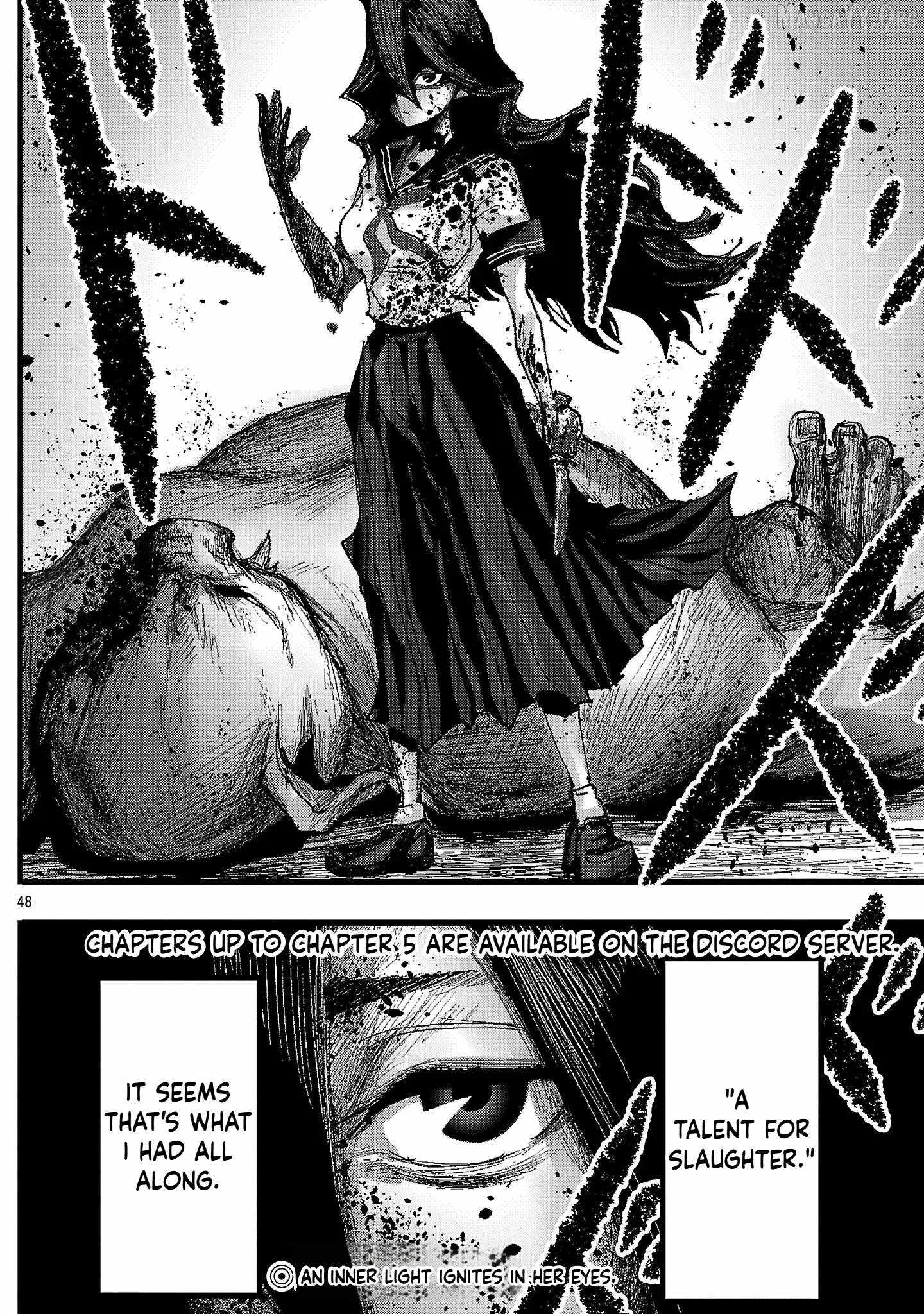 Shoujo wa Isekai de "Satsuriku no Sainou" ni Mezameru Chapter 1 page 48