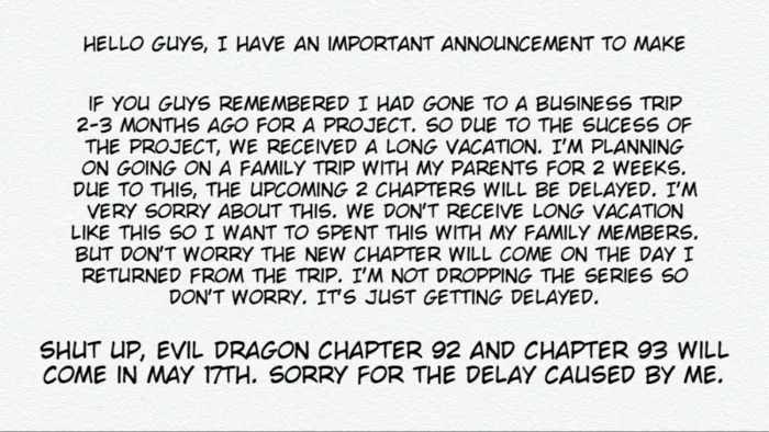 Shut Up, Evil Dragon! I don't want to raise a child with you anymore Chapter 91 page 17