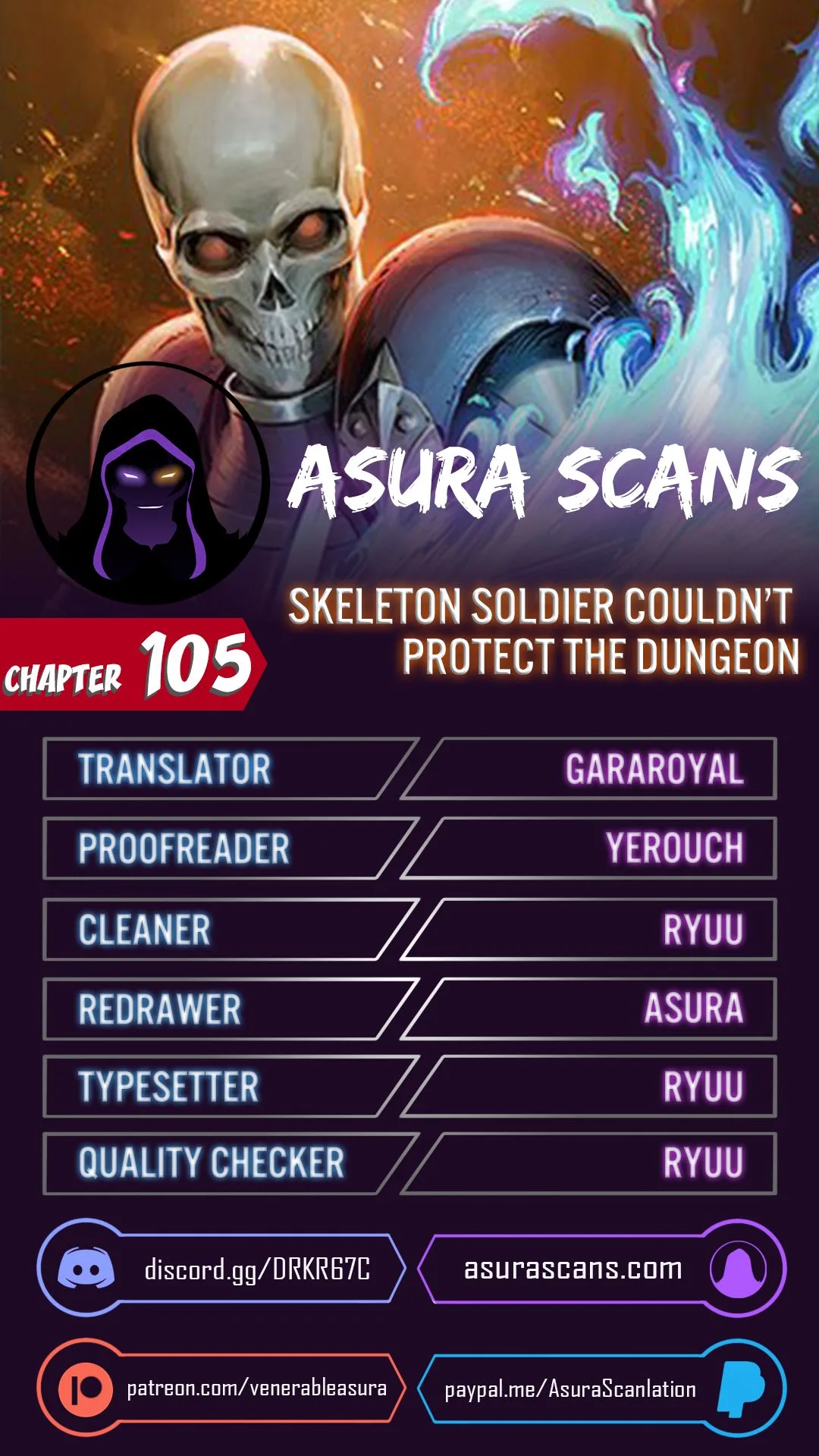 Skeleton Soldier Couldn’T Protect The Dungeon Chapter 105 page 1