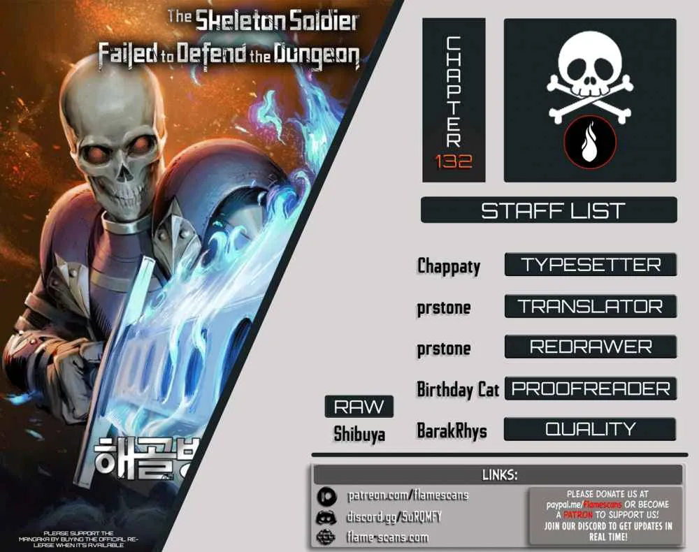 Skeleton Soldier Couldn’T Protect The Dungeon Chapter 132 page 1