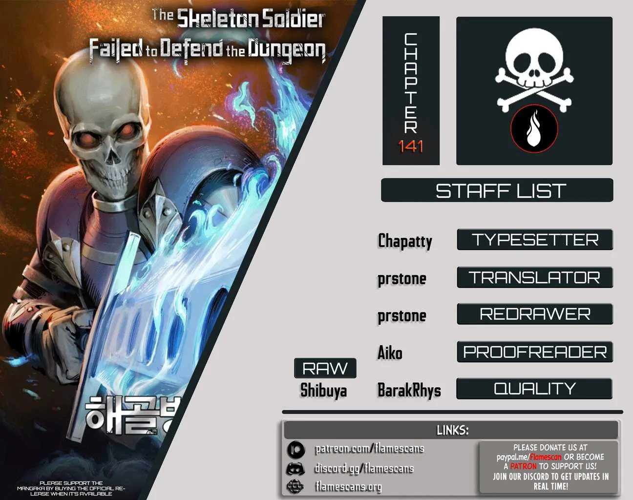 Skeleton Soldier Couldn’T Protect The Dungeon Chapter 141 page 1