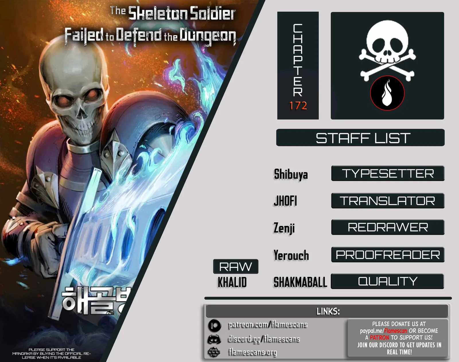 Skeleton Soldier Couldn’T Protect The Dungeon Chapter 172 page 1