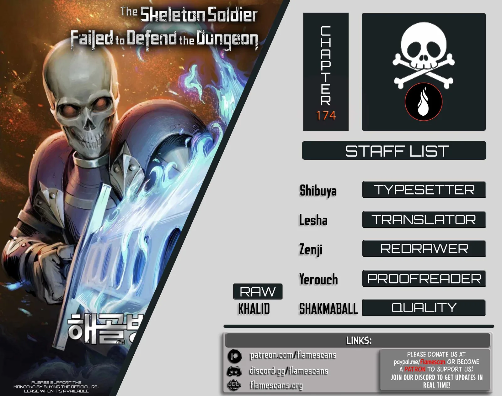 Skeleton Soldier Couldn’T Protect The Dungeon Chapter 174 page 1