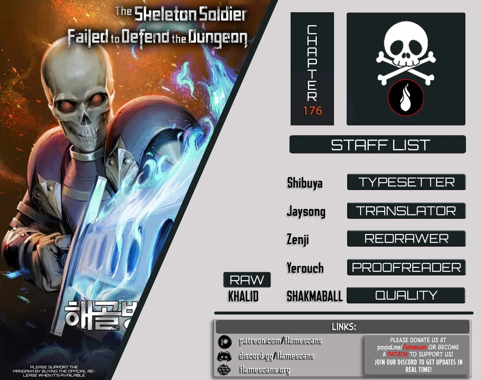 Skeleton Soldier Couldn’T Protect The Dungeon Chapter 176 page 1