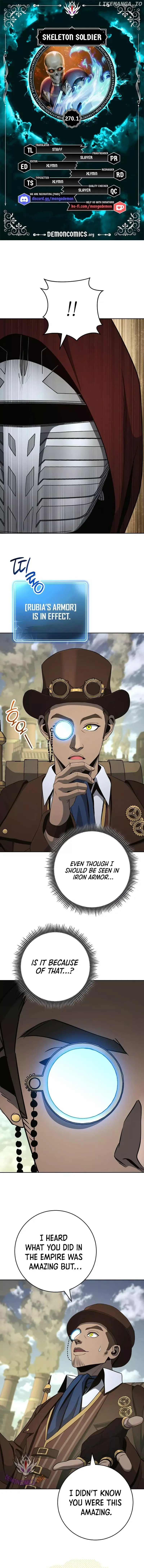 Skeleton Soldier Couldn’T Protect The Dungeon Chapter 270.1 page 1