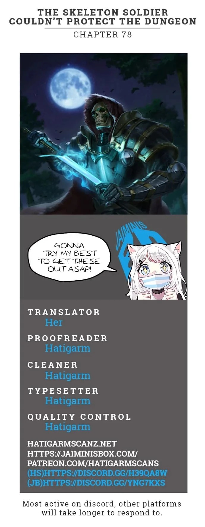Skeleton Soldier Couldn’T Protect The Dungeon Chapter 78 page 1