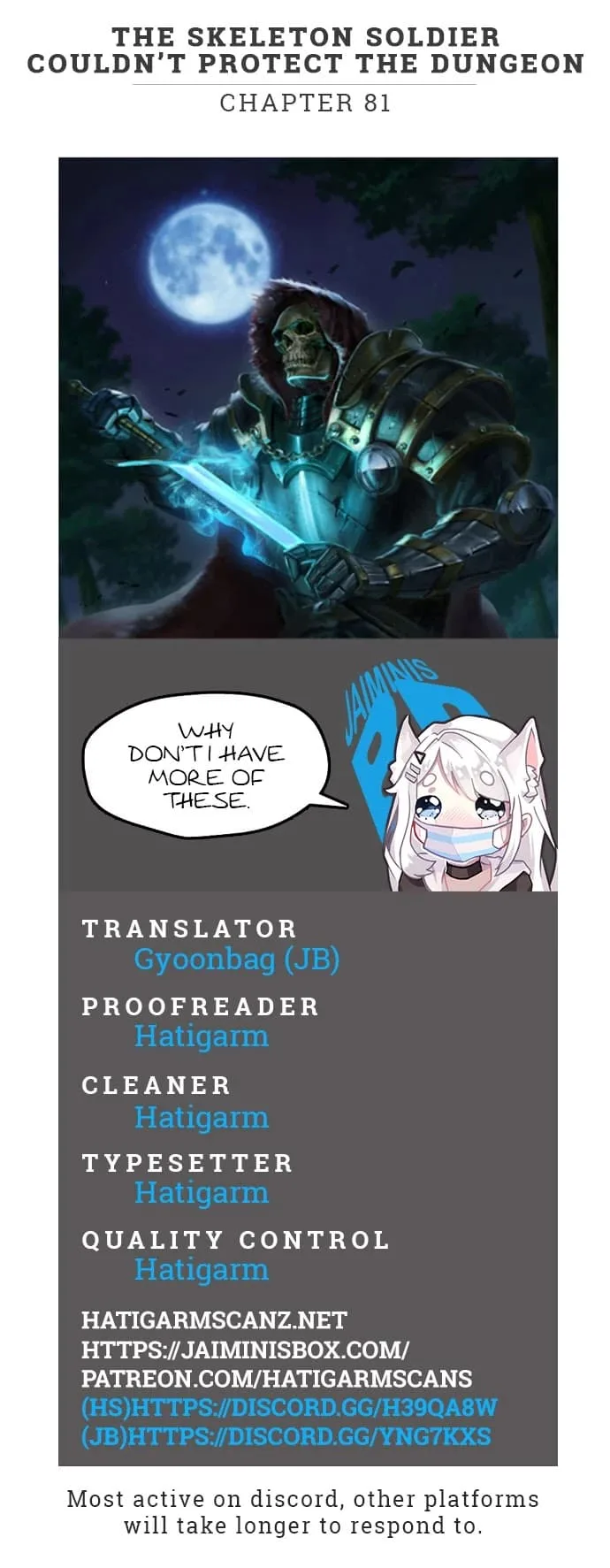 Skeleton Soldier Couldn’T Protect The Dungeon Chapter 81 page 1