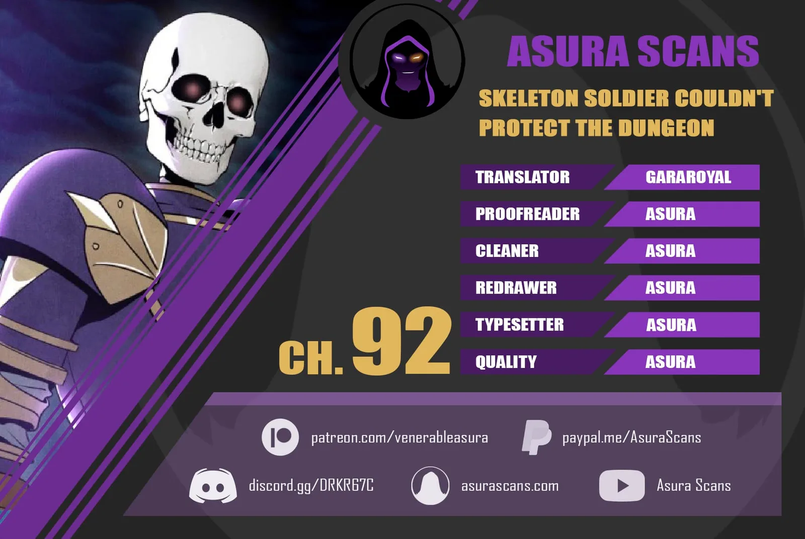 Skeleton Soldier Couldn’T Protect The Dungeon Chapter 92 page 1