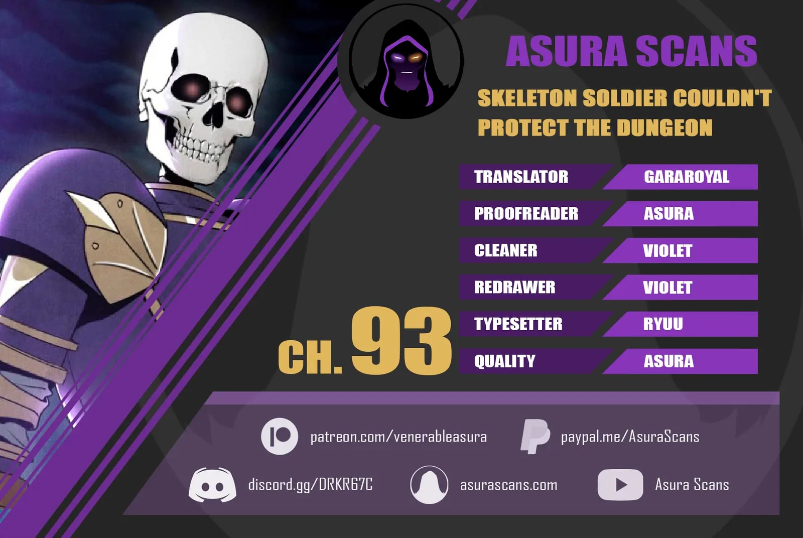 Skeleton Soldier Couldn’T Protect The Dungeon Chapter 93 page 1