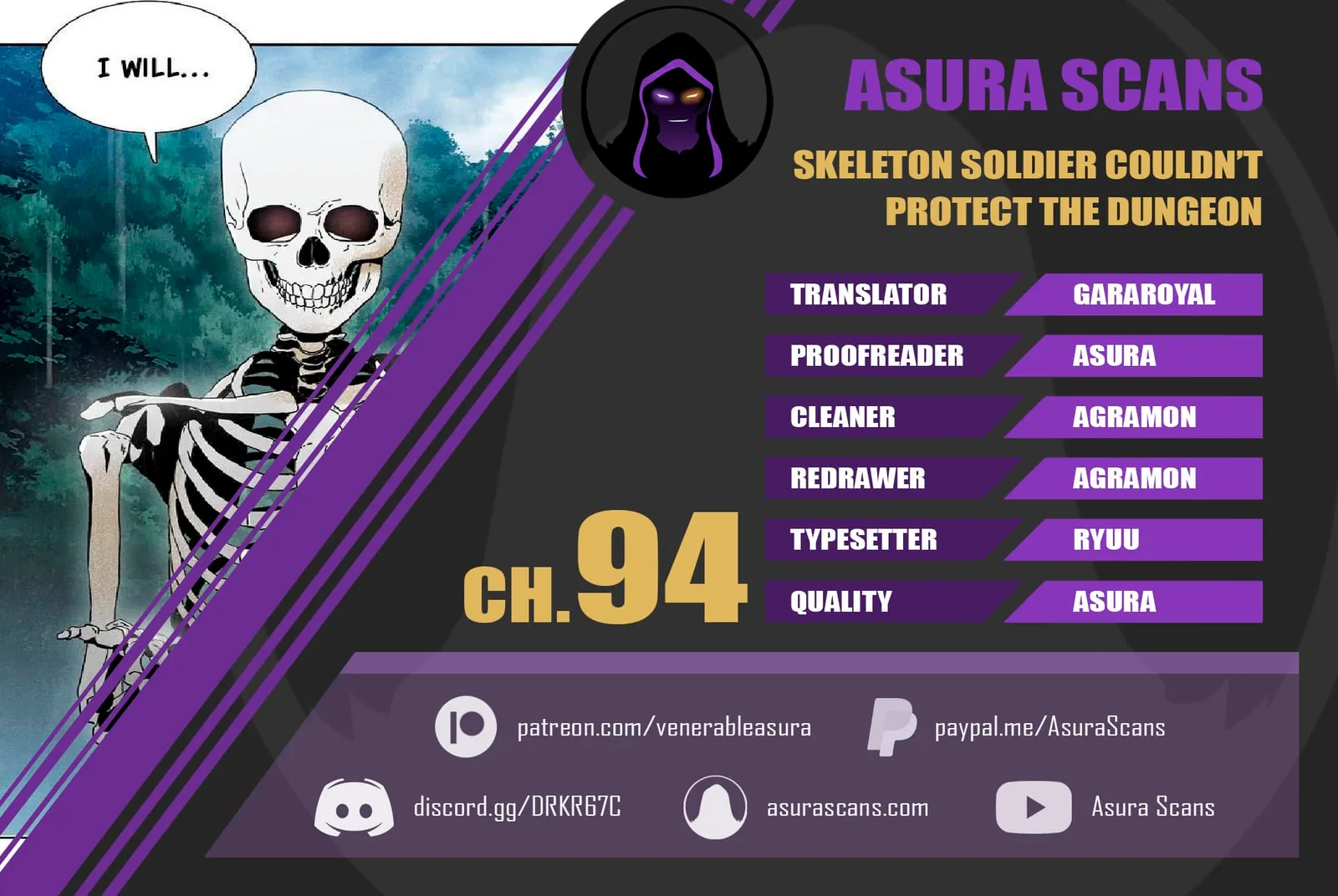 Skeleton Soldier Couldn’T Protect The Dungeon Chapter 94 page 1