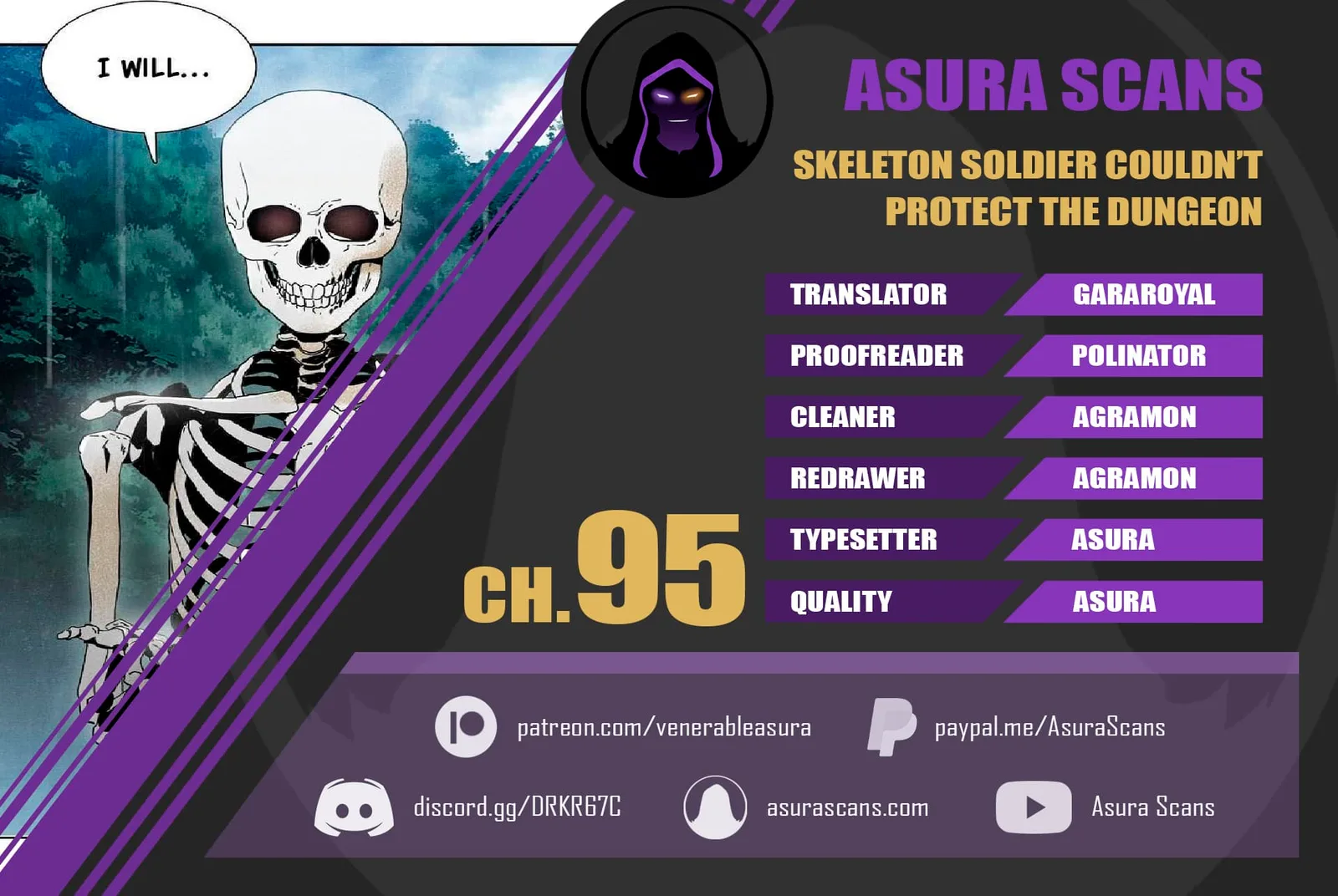 Skeleton Soldier Couldn’T Protect The Dungeon Chapter 95 page 1