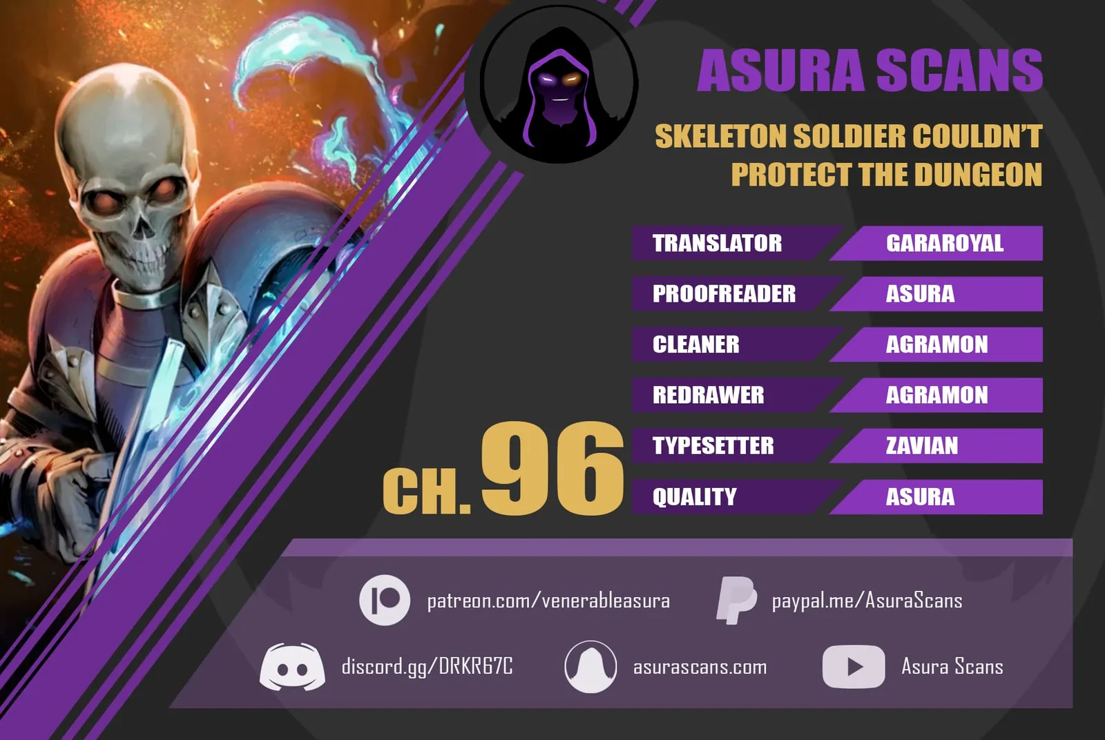 Skeleton Soldier Couldn’T Protect The Dungeon Chapter 96 page 1