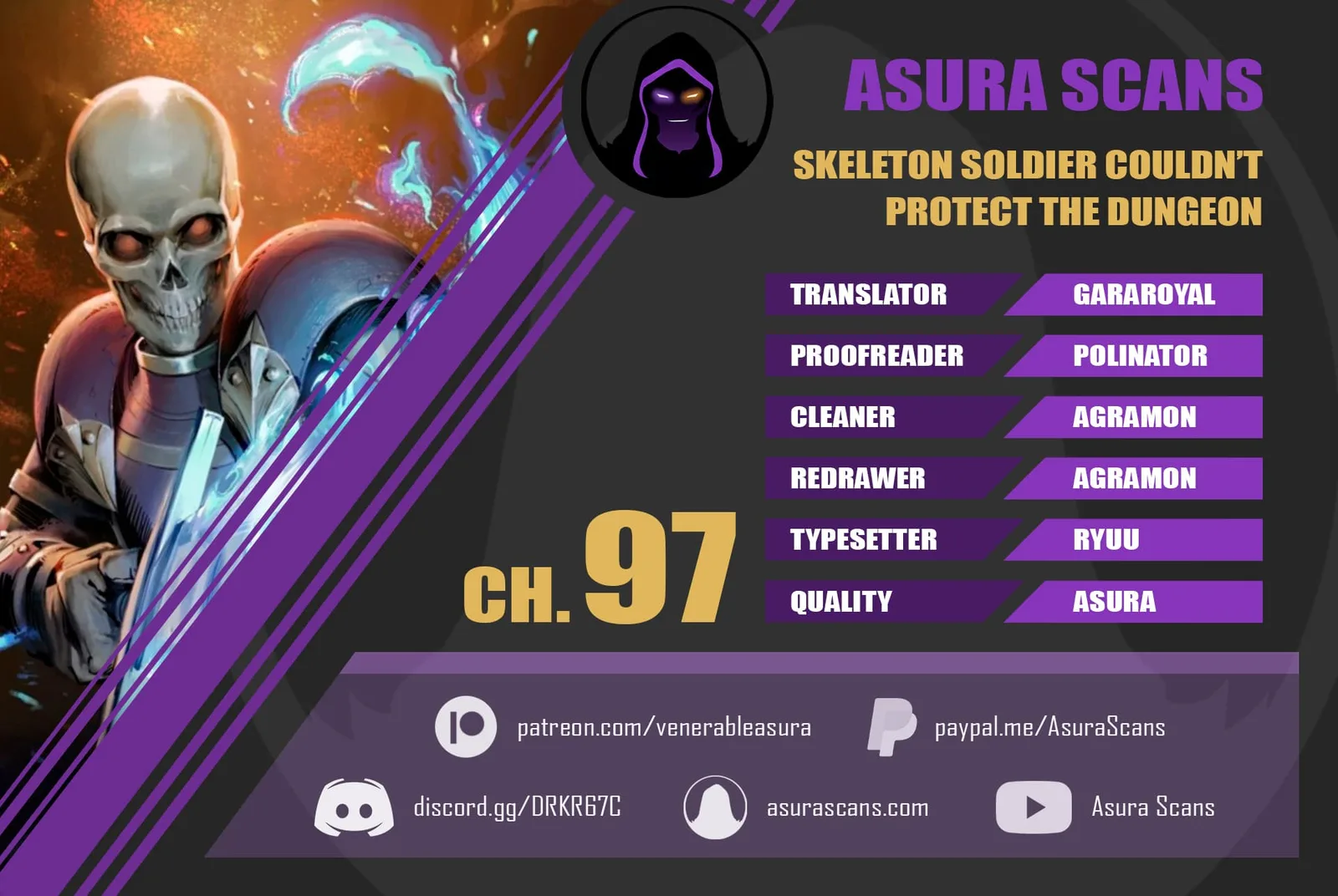 Skeleton Soldier Couldn’T Protect The Dungeon Chapter 97 page 1
