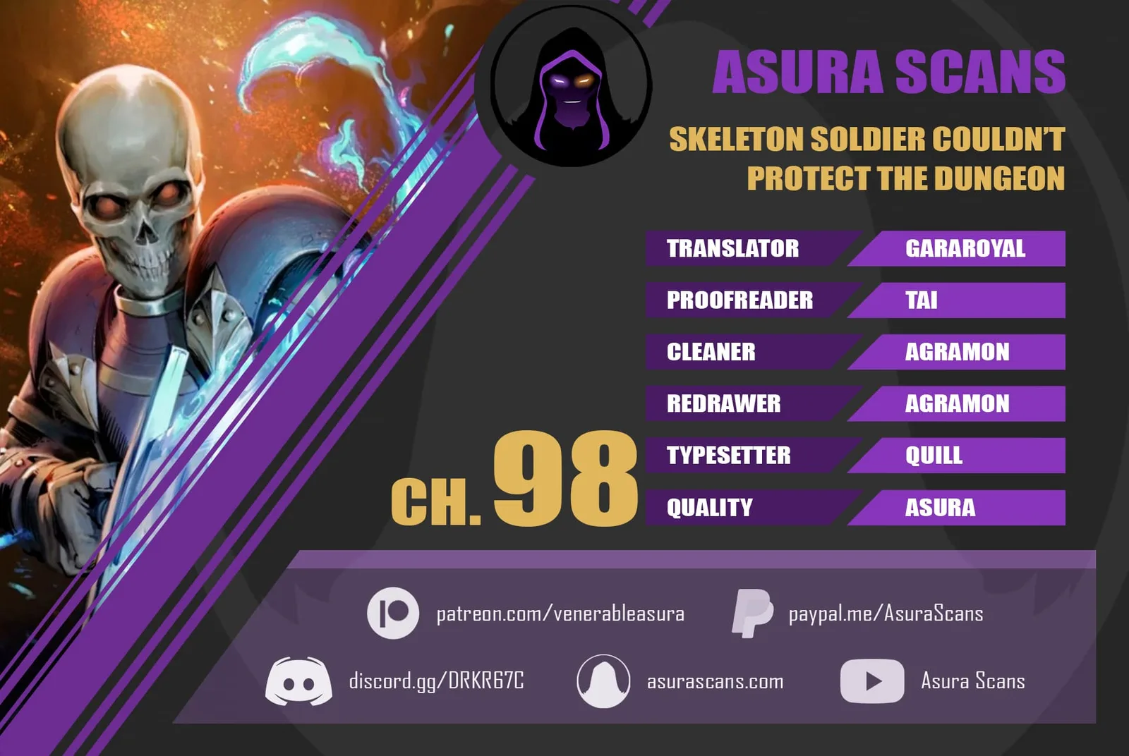 Skeleton Soldier Couldn’T Protect The Dungeon Chapter 98 page 1