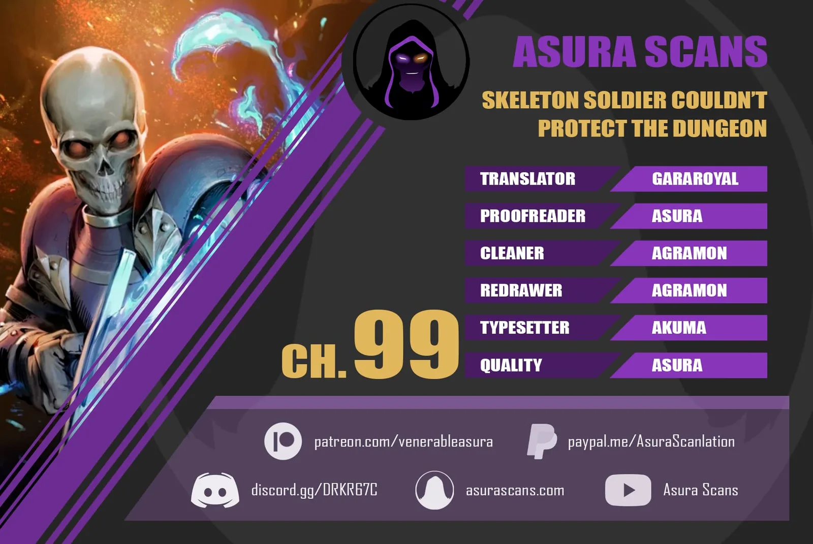 Skeleton Soldier Couldn’T Protect The Dungeon Chapter 99 page 1