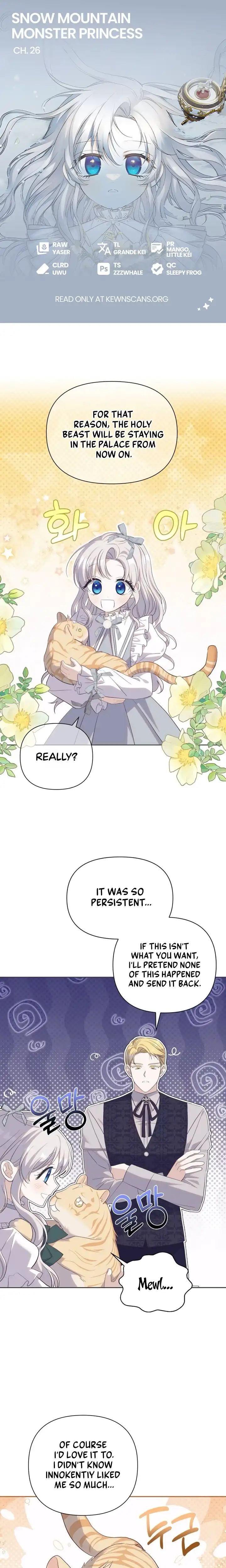 Snow Mountain Monster Princess Chapter 26 page 2