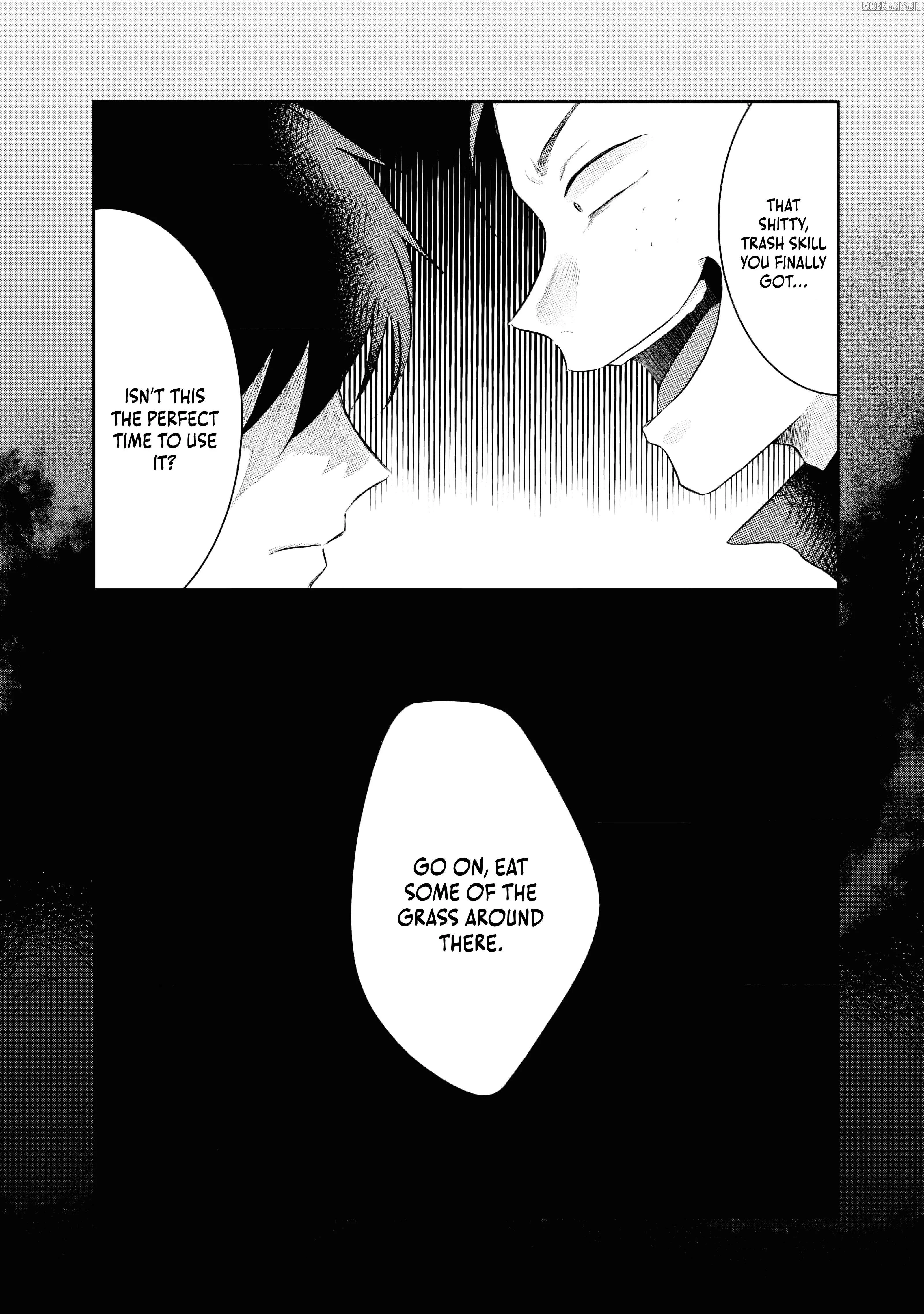 "Sono Hen no Kusa demo Kuttoke" to Tsuihou Sareta Munou Skill [Shokubutsugui] Mochi Tenseisha, Elf no Sato de Maboroshi no Shokubutsu o Tabete Musou Suru Chapter 1 page 9