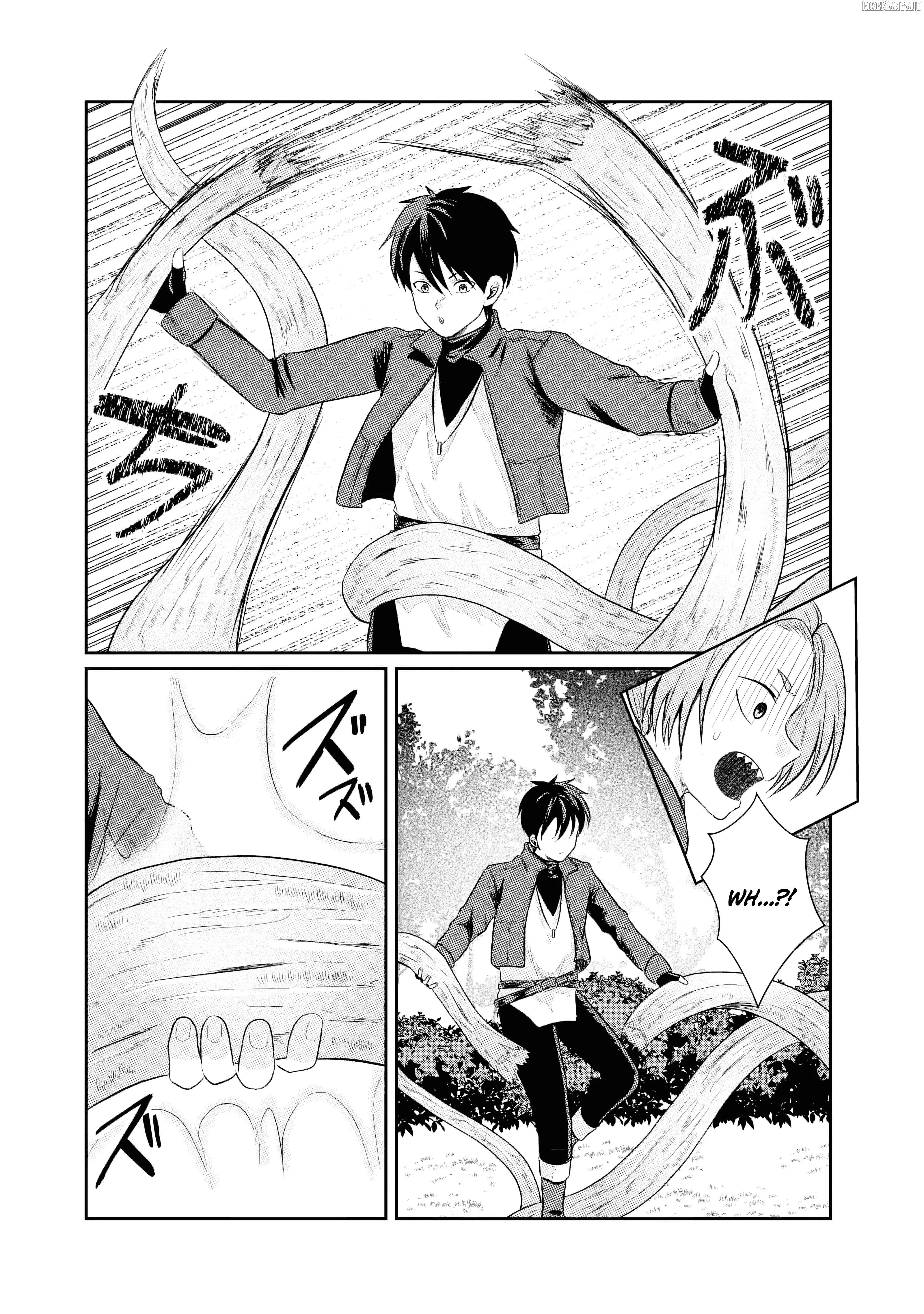 "Sono Hen no Kusa demo Kuttoke" to Tsuihou Sareta Munou Skill [Shokubutsugui] Mochi Tenseisha, Elf no Sato de Maboroshi no Shokubutsu o Tabete Musou Suru Chapter 1 page 24