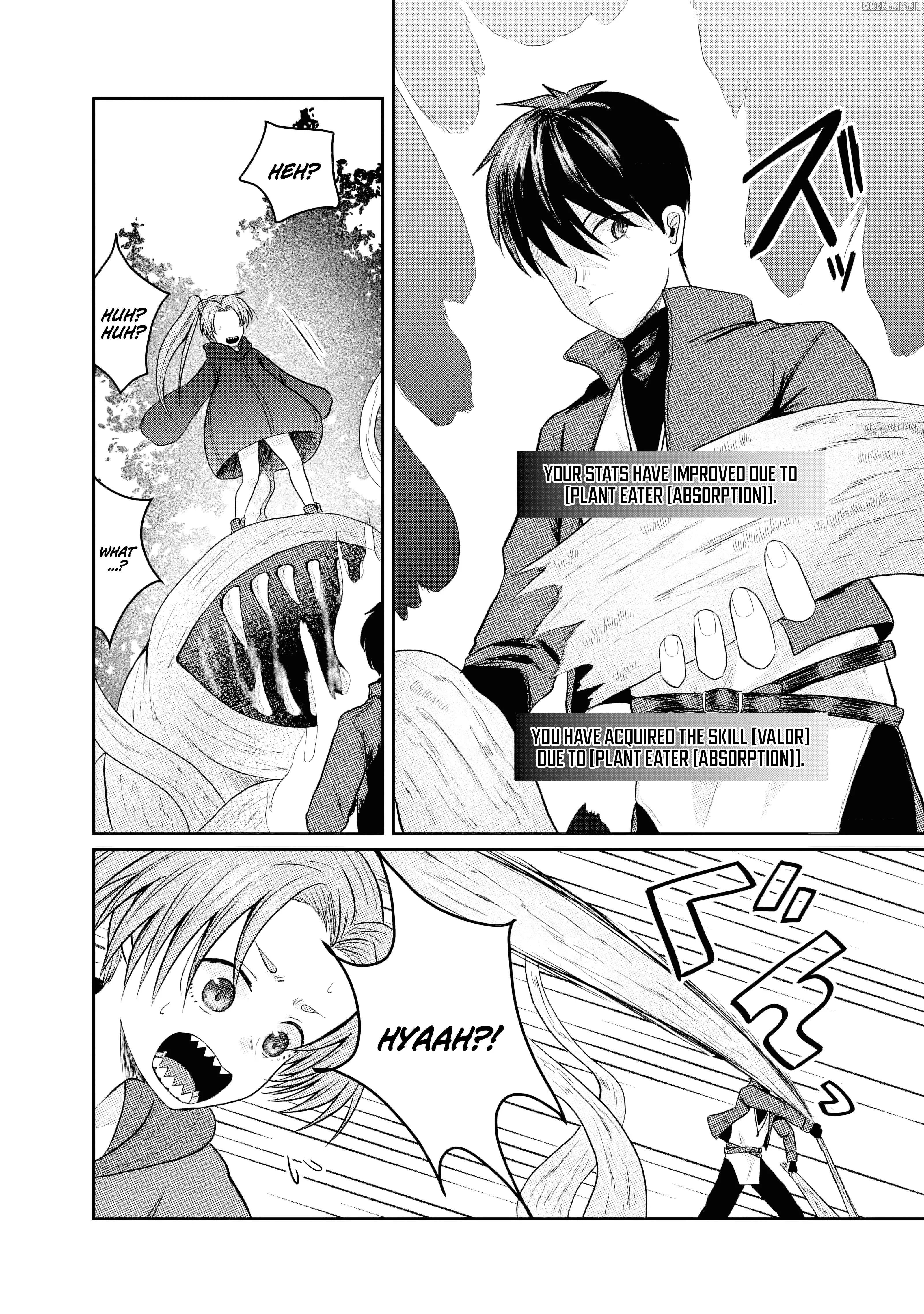 "Sono Hen no Kusa demo Kuttoke" to Tsuihou Sareta Munou Skill [Shokubutsugui] Mochi Tenseisha, Elf no Sato de Maboroshi no Shokubutsu o Tabete Musou Suru Chapter 1 page 25