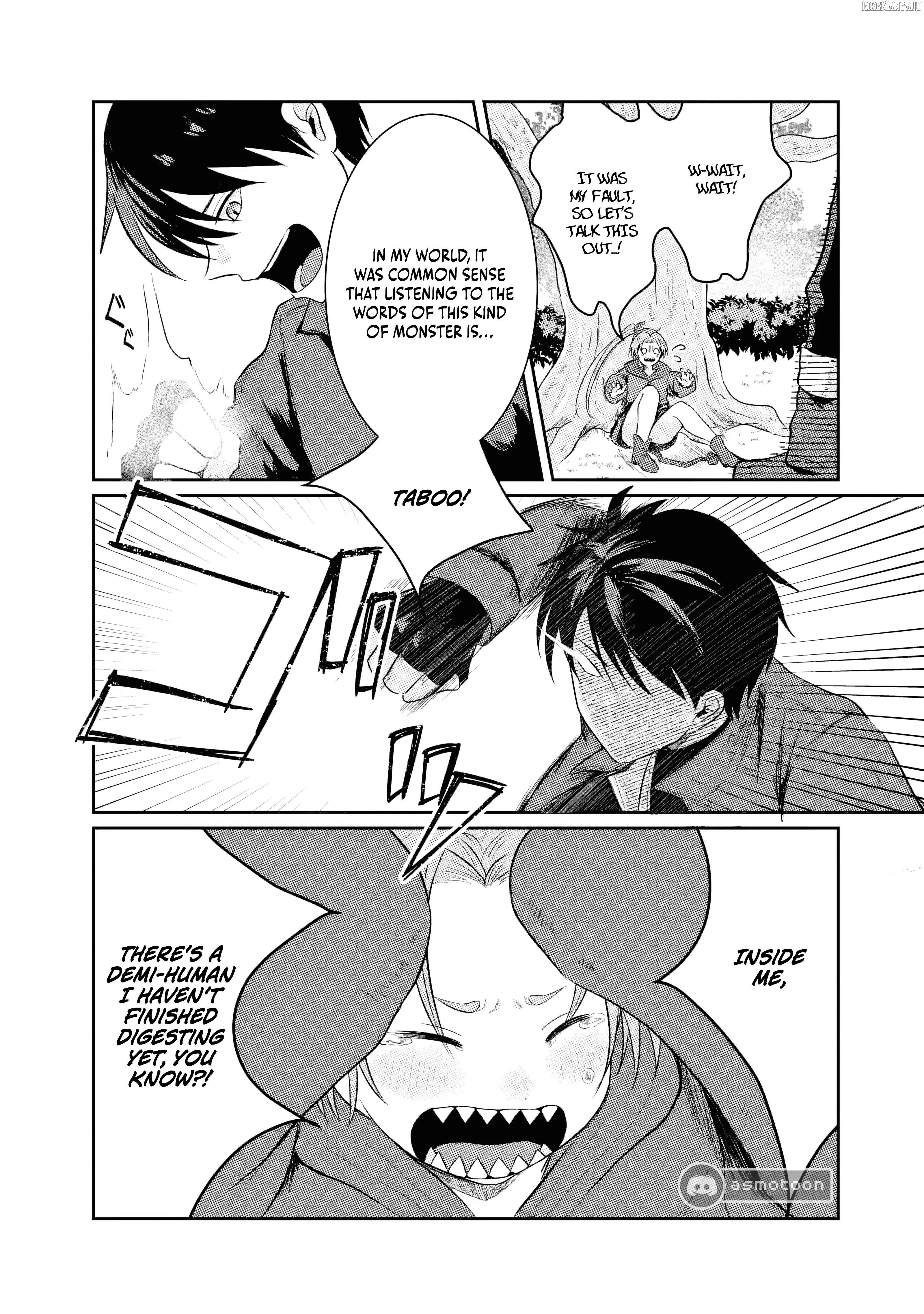 "Sono Hen no Kusa demo Kuttoke" to Tsuihou Sareta Munou Skill [Shokubutsugui] Mochi Tenseisha, Elf no Sato de Maboroshi no Shokubutsu o Tabete Musou Suru Chapter 1 page 27