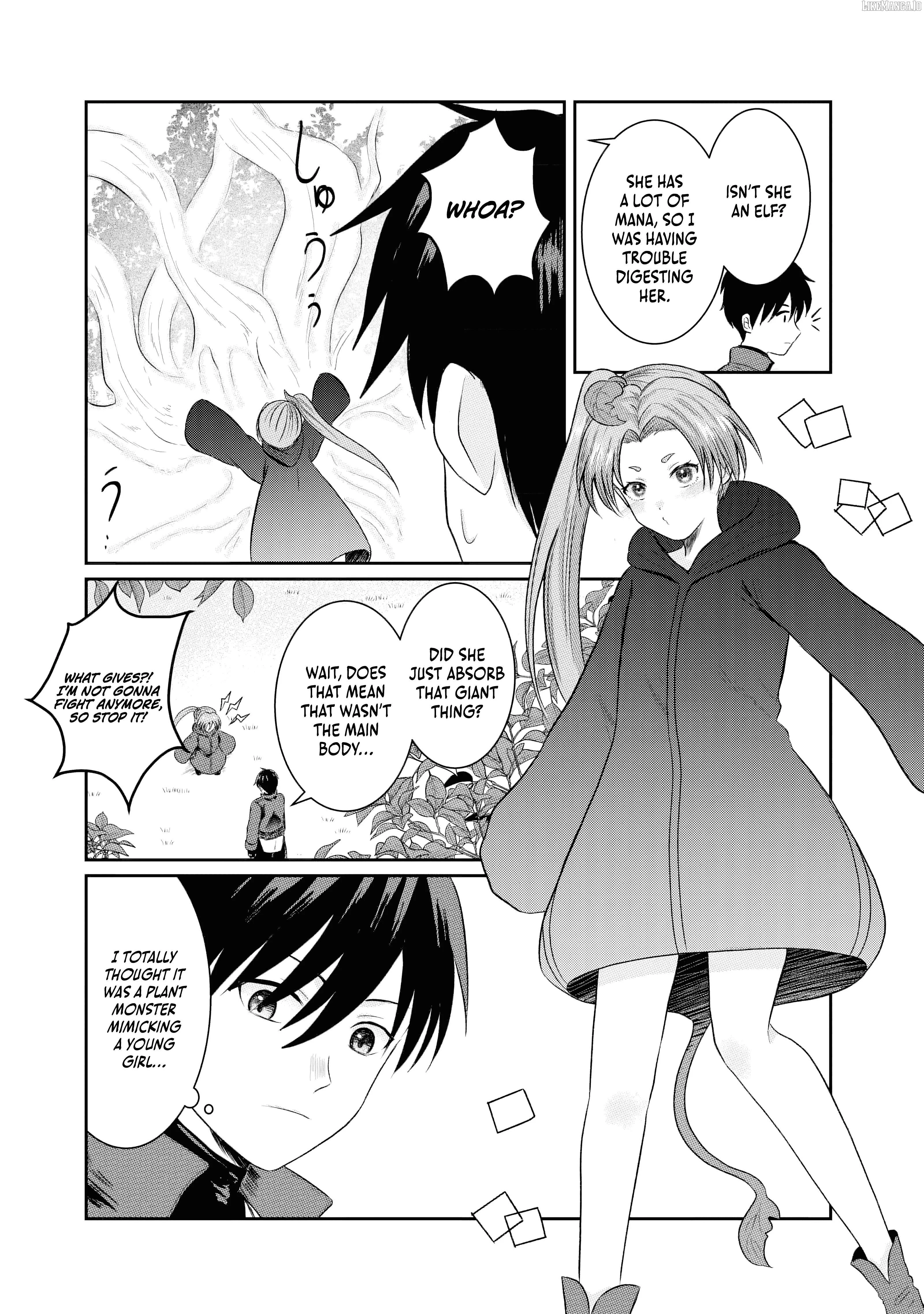 "Sono Hen no Kusa demo Kuttoke" to Tsuihou Sareta Munou Skill [Shokubutsugui] Mochi Tenseisha, Elf no Sato de Maboroshi no Shokubutsu o Tabete Musou Suru Chapter 1 page 30