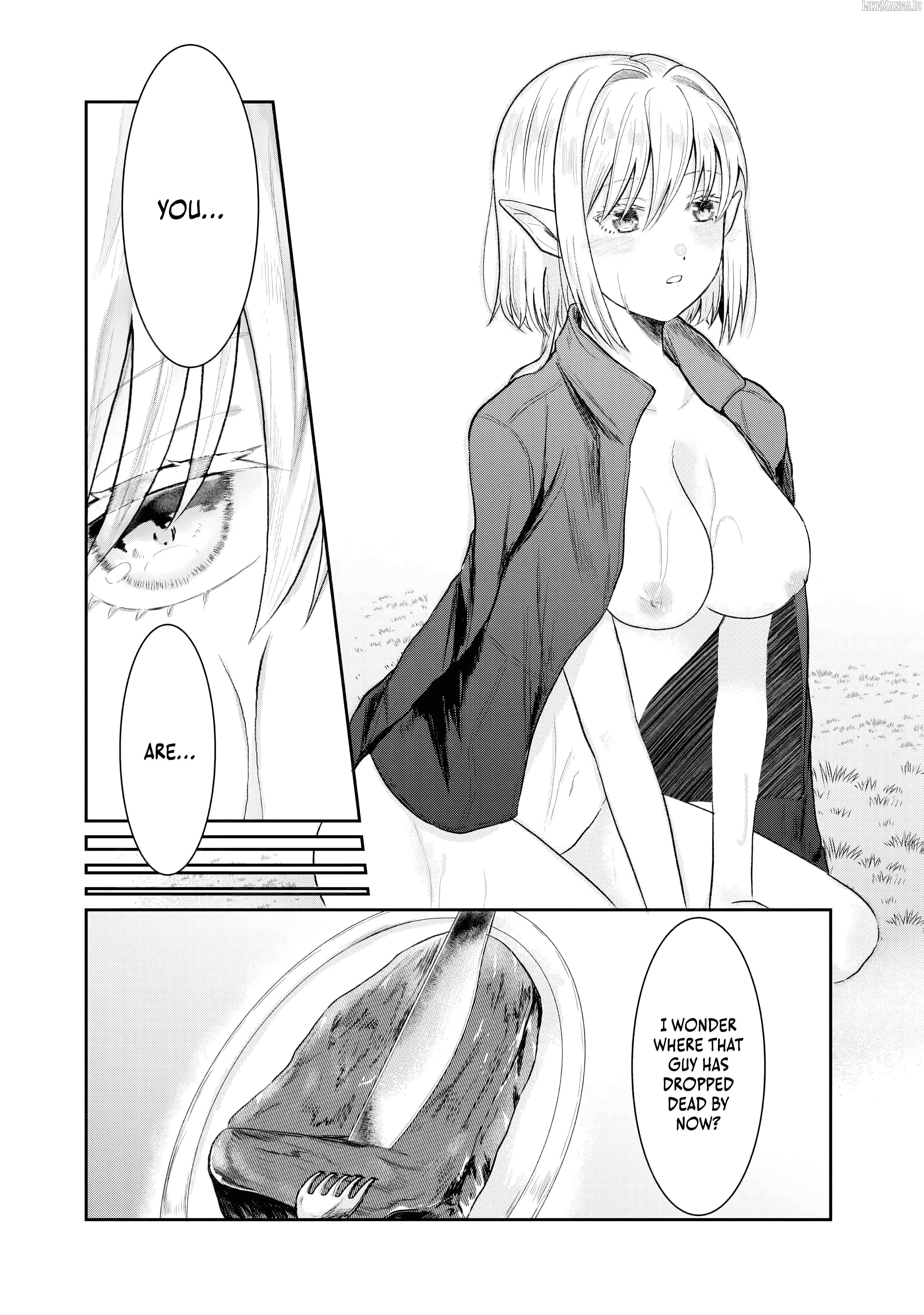 "Sono Hen no Kusa demo Kuttoke" to Tsuihou Sareta Munou Skill [Shokubutsugui] Mochi Tenseisha, Elf no Sato de Maboroshi no Shokubutsu o Tabete Musou Suru Chapter 1 page 32