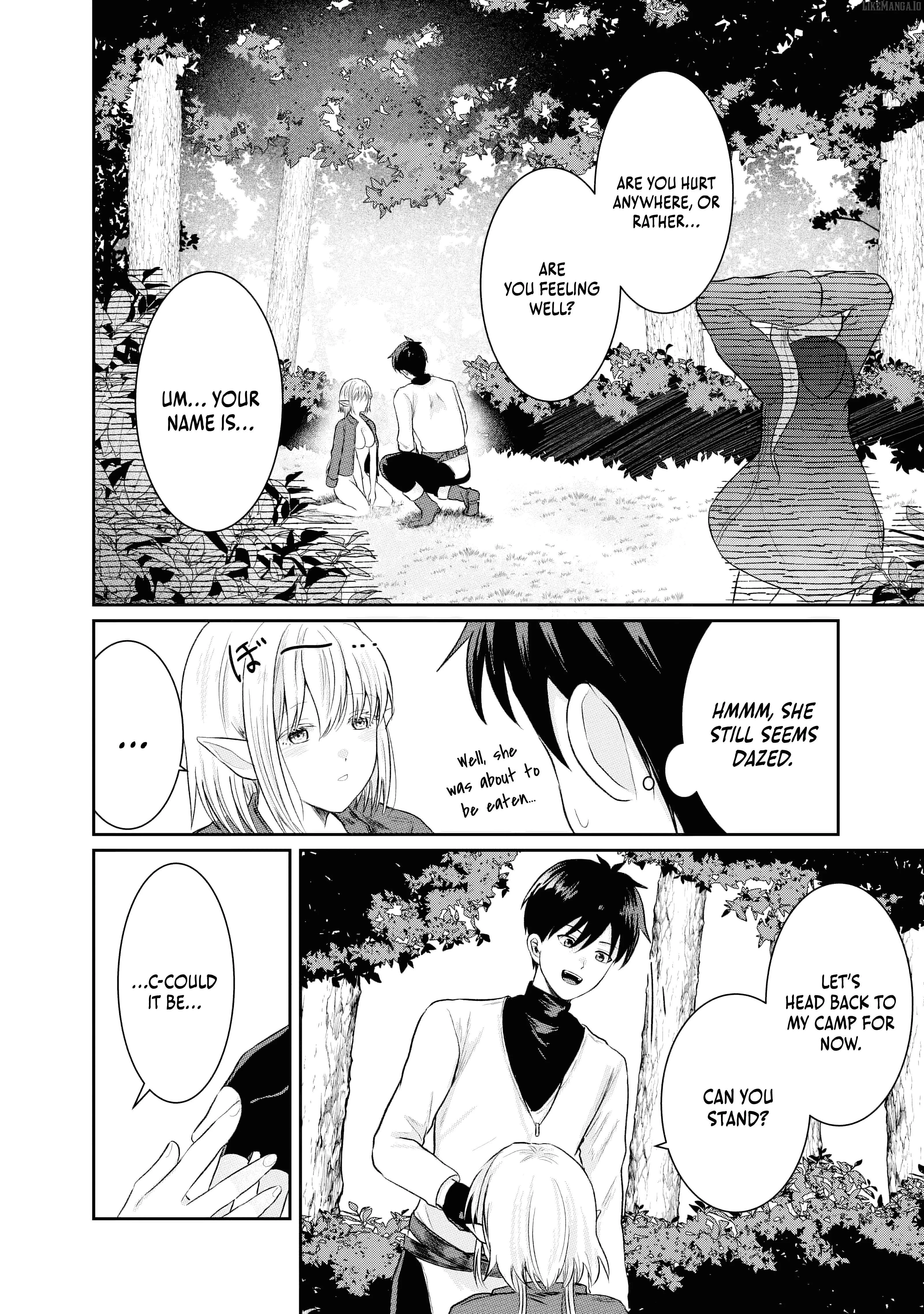 "Sono Hen no Kusa demo Kuttoke" to Tsuihou Sareta Munou Skill [Shokubutsugui] Mochi Tenseisha, Elf no Sato de Maboroshi no Shokubutsu o Tabete Musou Suru Chapter 1 page 37