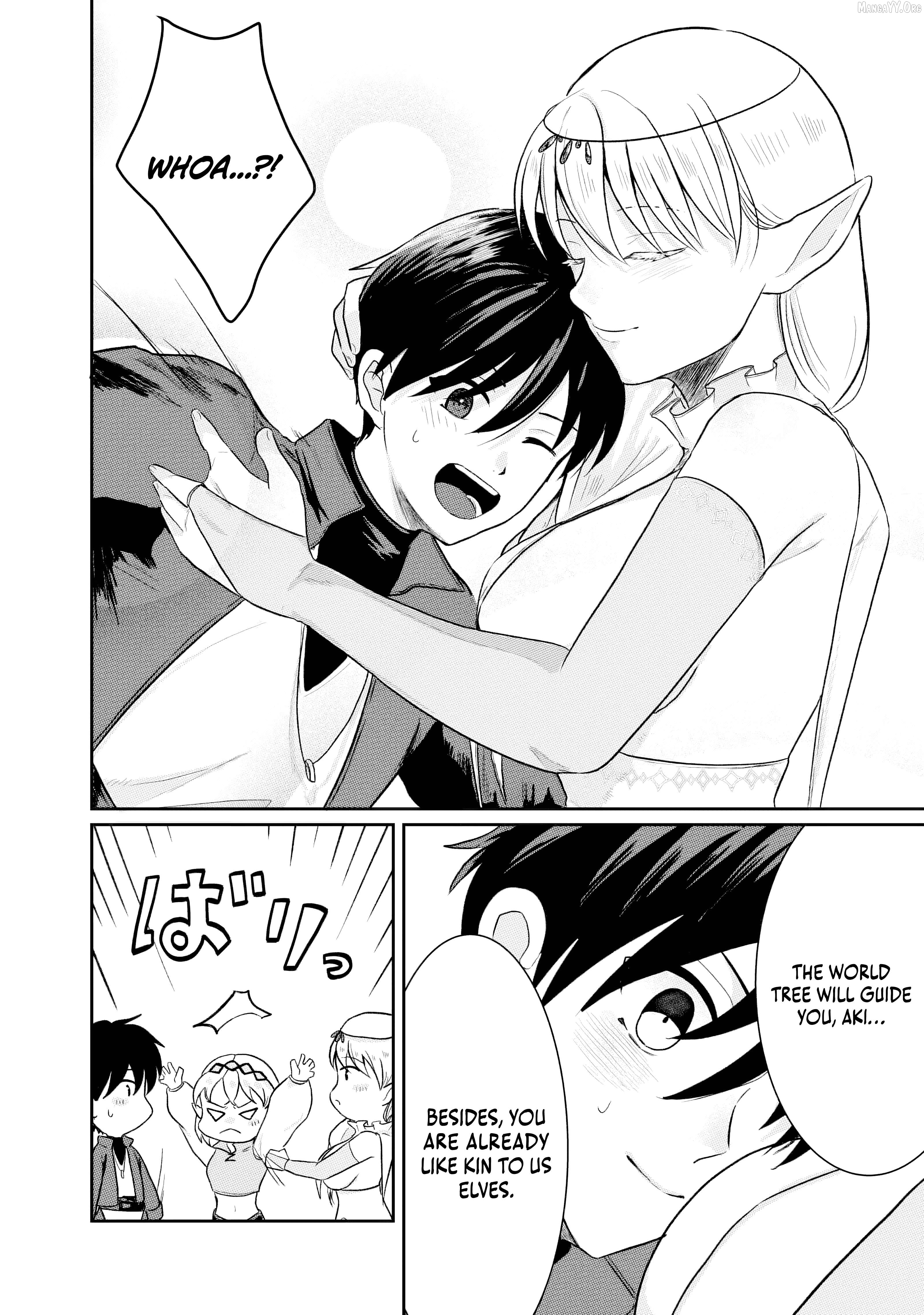 "Sono Hen no Kusa demo Kuttoke" to Tsuihou Sareta Munou Skill [Shokubutsugui] Mochi Tenseisha, Elf no Sato de Maboroshi no Shokubutsu o Tabete Musou Suru Chapter 10 page 9