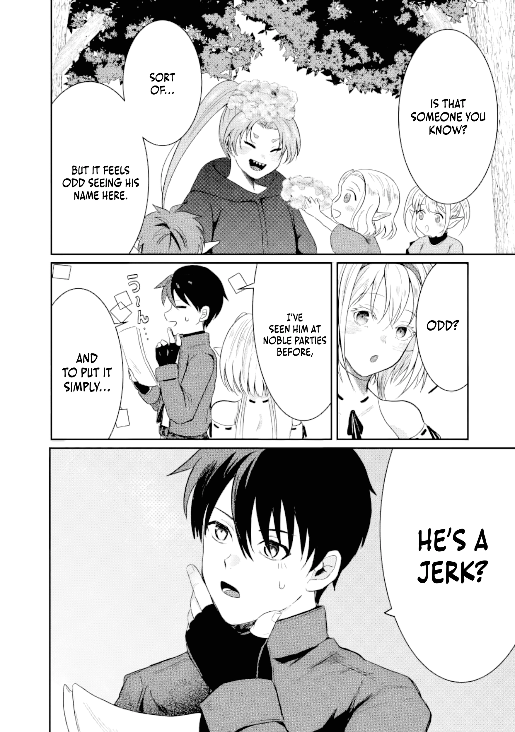 "Sono Hen no Kusa demo Kuttoke" to Tsuihou Sareta Munou Skill [Shokubutsugui] Mochi Tenseisha, Elf no Sato de Maboroshi no Shokubutsu o Tabete Musou Suru Chapter 11 page 9