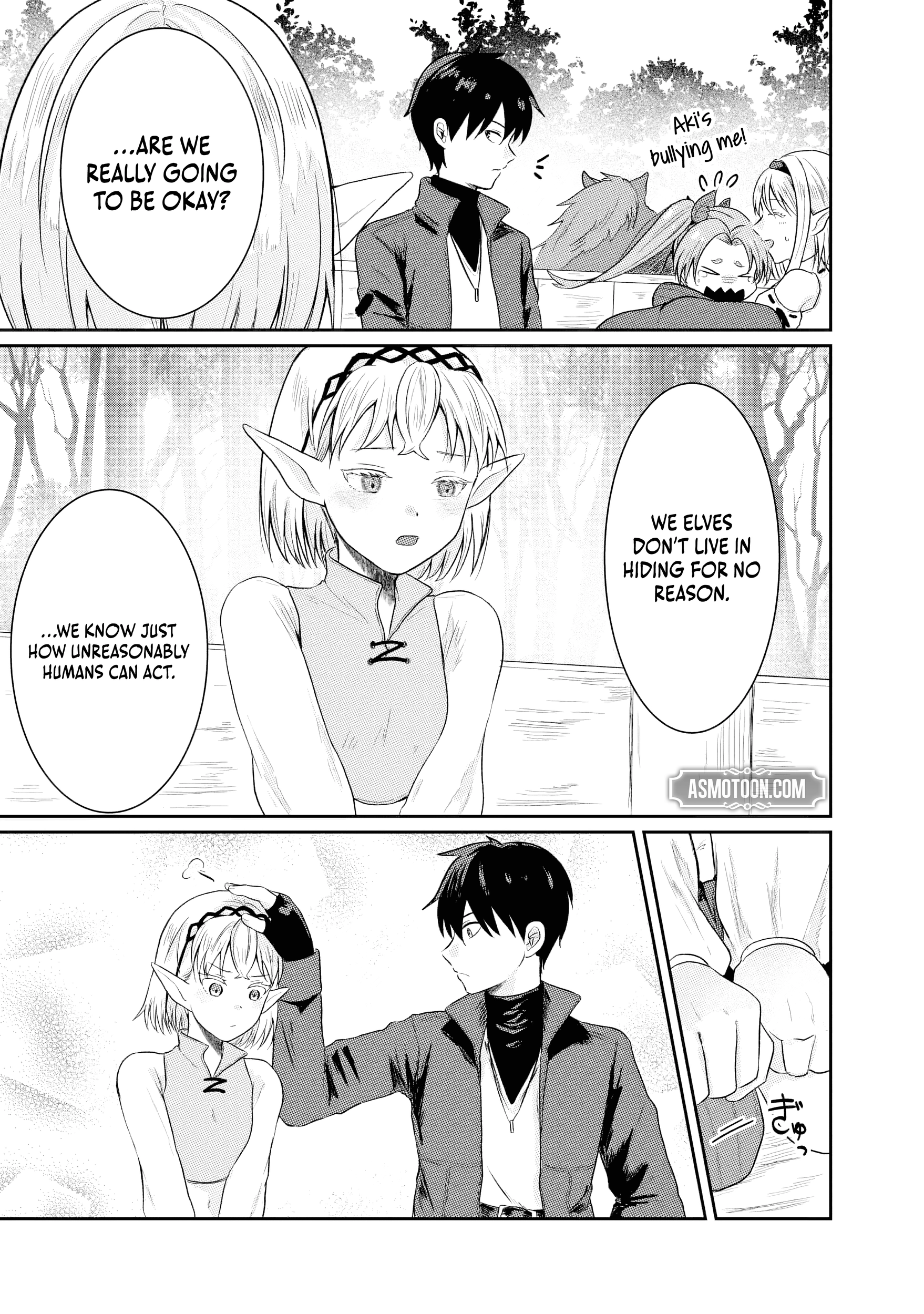 "Sono Hen no Kusa demo Kuttoke" to Tsuihou Sareta Munou Skill [Shokubutsugui] Mochi Tenseisha, Elf no Sato de Maboroshi no Shokubutsu o Tabete Musou Suru Chapter 12 page 7
