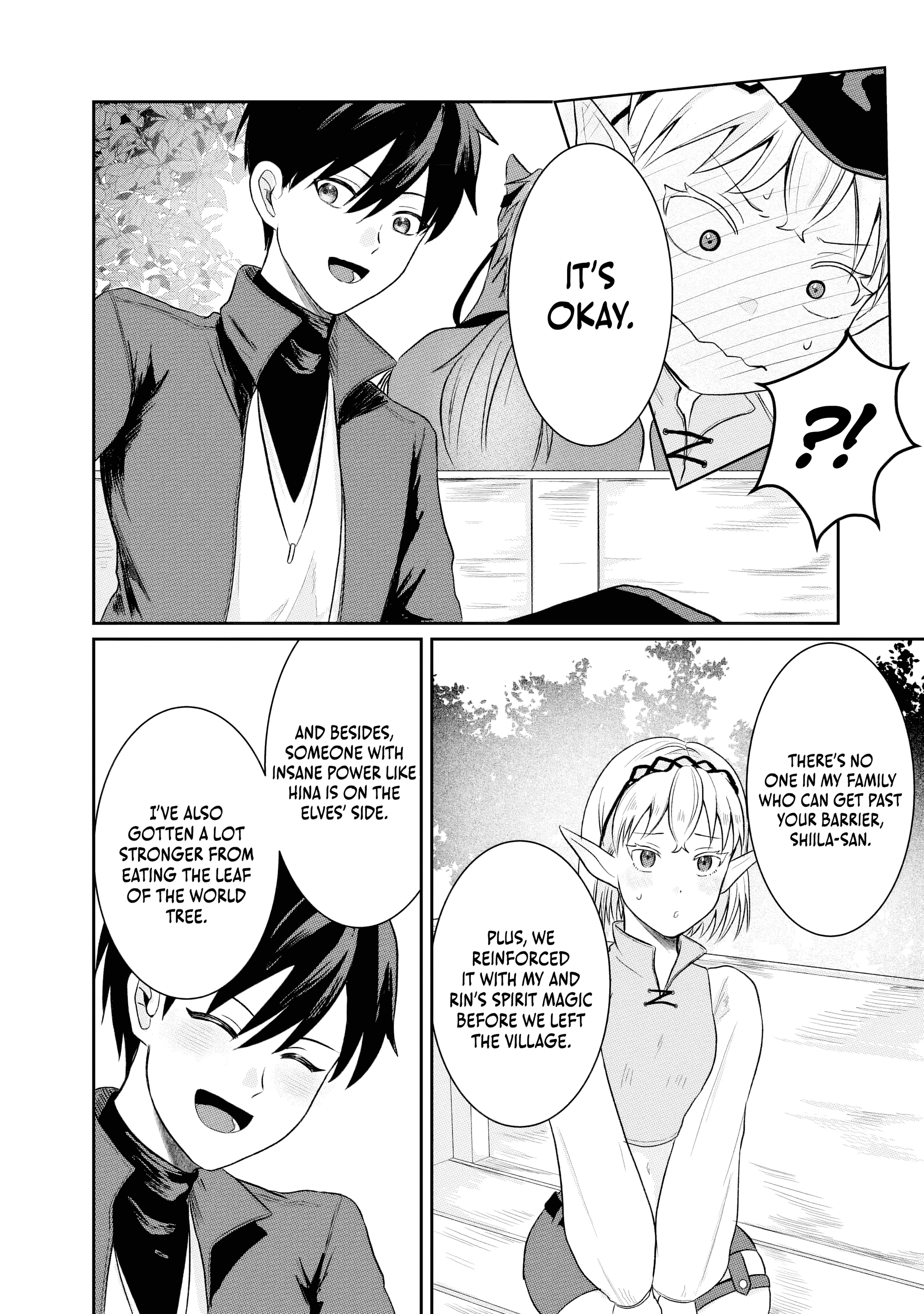 "Sono Hen no Kusa demo Kuttoke" to Tsuihou Sareta Munou Skill [Shokubutsugui] Mochi Tenseisha, Elf no Sato de Maboroshi no Shokubutsu o Tabete Musou Suru Chapter 12 page 8