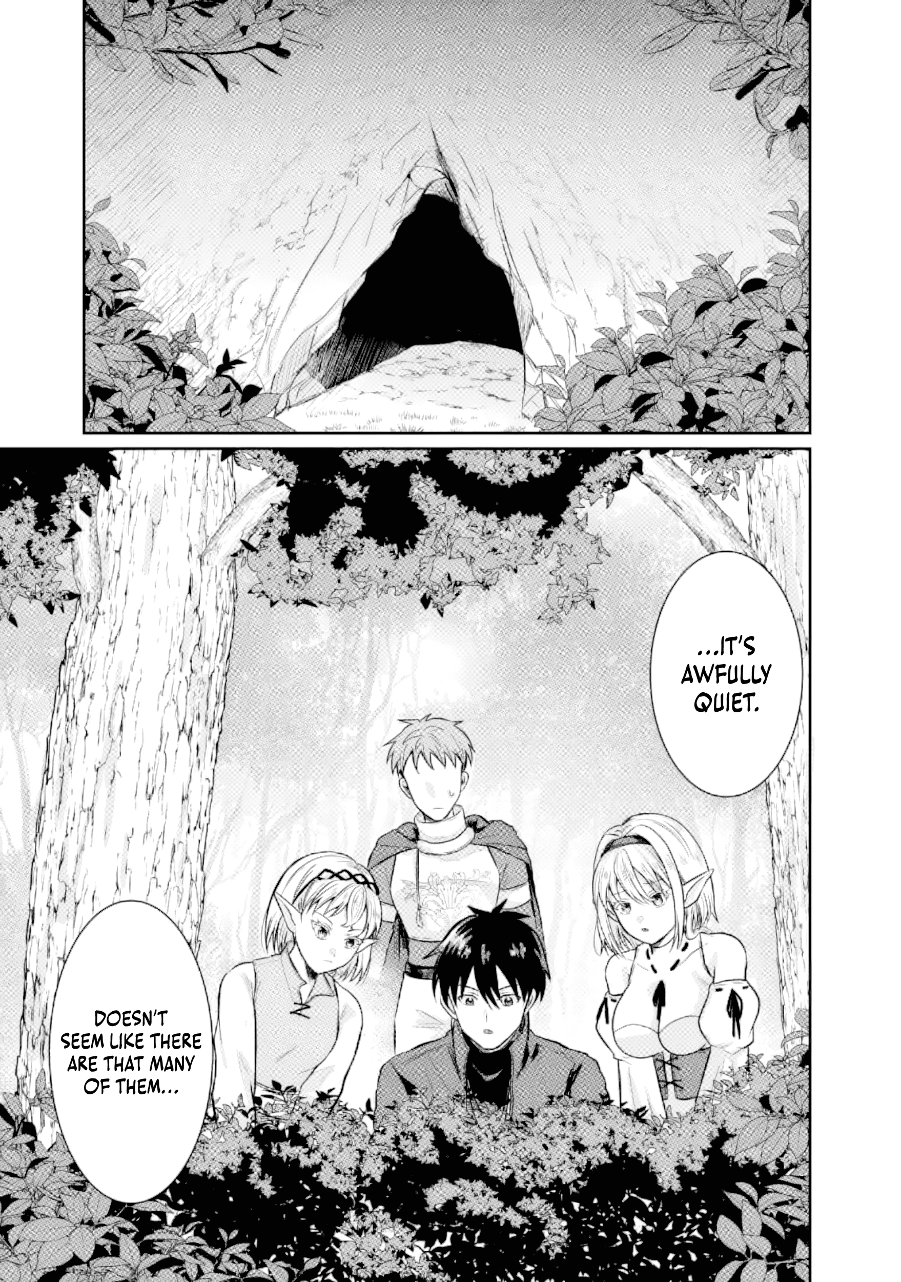 "Sono Hen no Kusa demo Kuttoke" to Tsuihou Sareta Munou Skill [Shokubutsugui] Mochi Tenseisha, Elf no Sato de Maboroshi no Shokubutsu o Tabete Musou Suru Chapter 14 page 4
