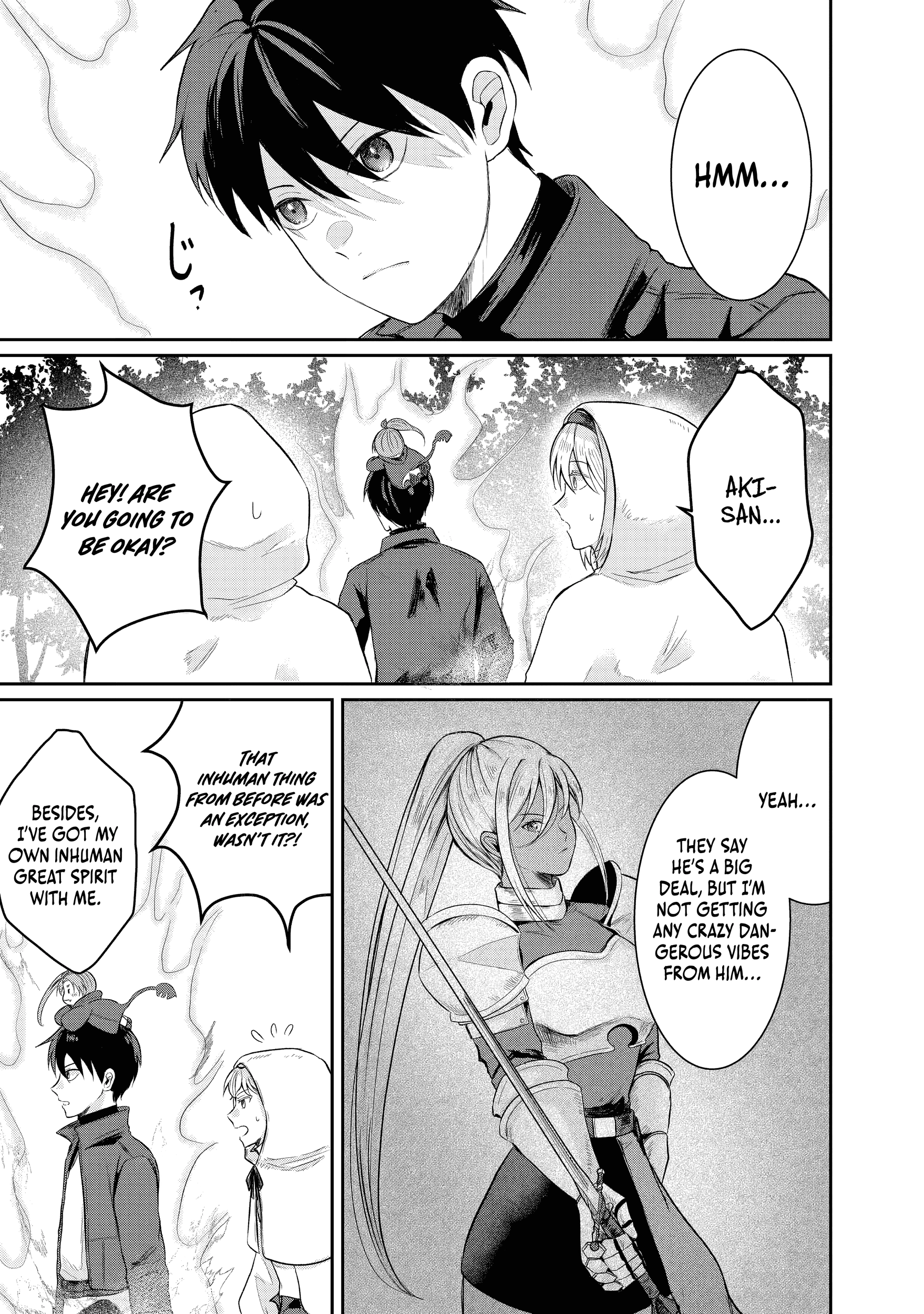 "Sono Hen no Kusa demo Kuttoke" to Tsuihou Sareta Munou Skill [Shokubutsugui] Mochi Tenseisha, Elf no Sato de Maboroshi no Shokubutsu o Tabete Musou Suru Chapter 15 page 8