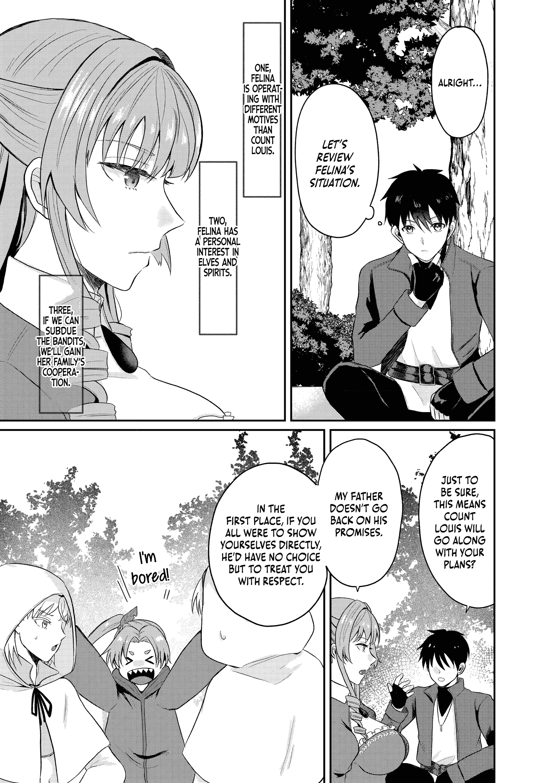 "Sono Hen no Kusa demo Kuttoke" to Tsuihou Sareta Munou Skill [Shokubutsugui] Mochi Tenseisha, Elf no Sato de Maboroshi no Shokubutsu o Tabete Musou Suru Chapter 16 page 3