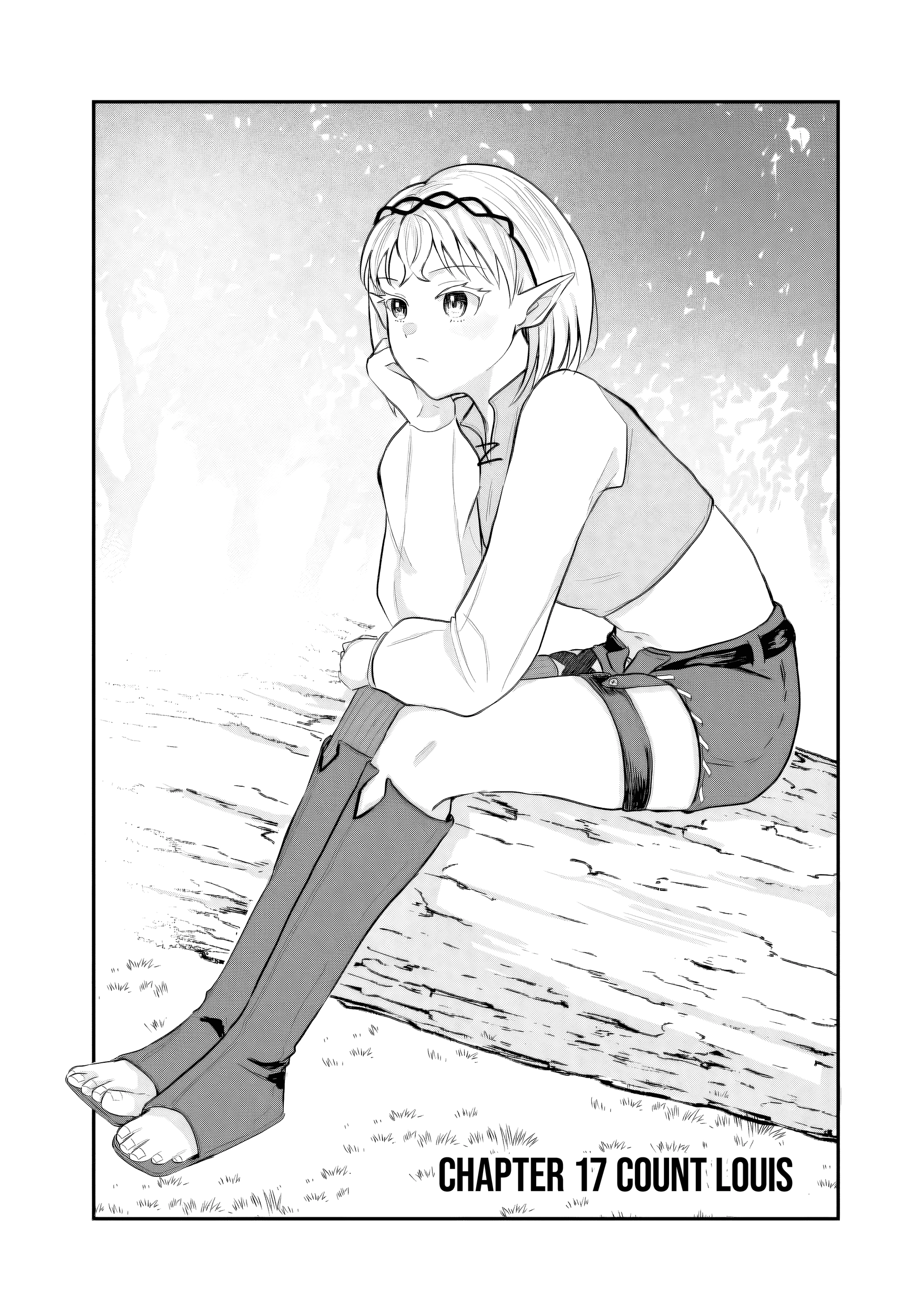 "Sono Hen no Kusa demo Kuttoke" to Tsuihou Sareta Munou Skill [Shokubutsugui] Mochi Tenseisha, Elf no Sato de Maboroshi no Shokubutsu o Tabete Musou Suru Chapter 17 page 3