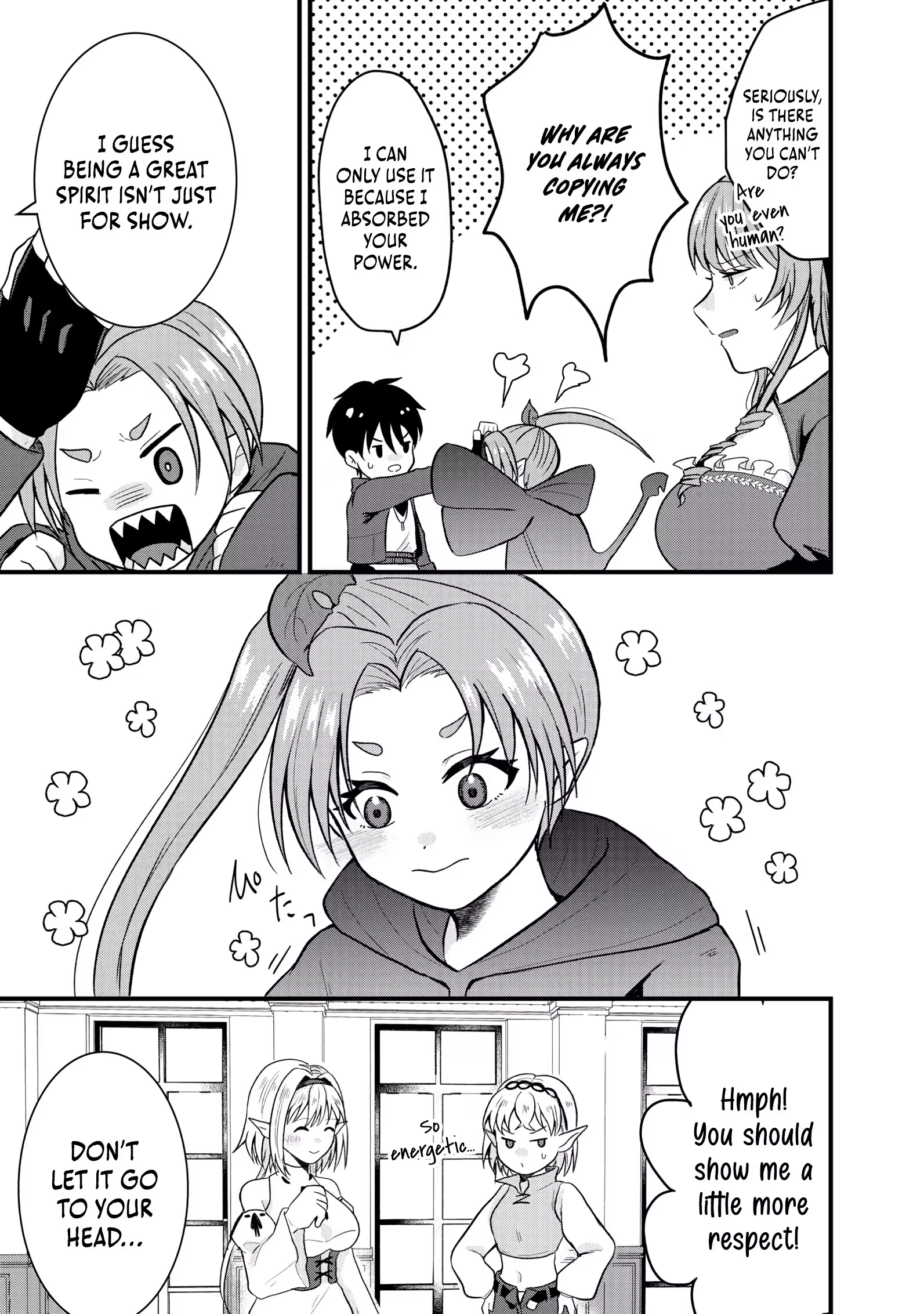 "Sono Hen no Kusa demo Kuttoke" to Tsuihou Sareta Munou Skill [Shokubutsugui] Mochi Tenseisha, Elf no Sato de Maboroshi no Shokubutsu o Tabete Musou Suru Chapter 19 page 8