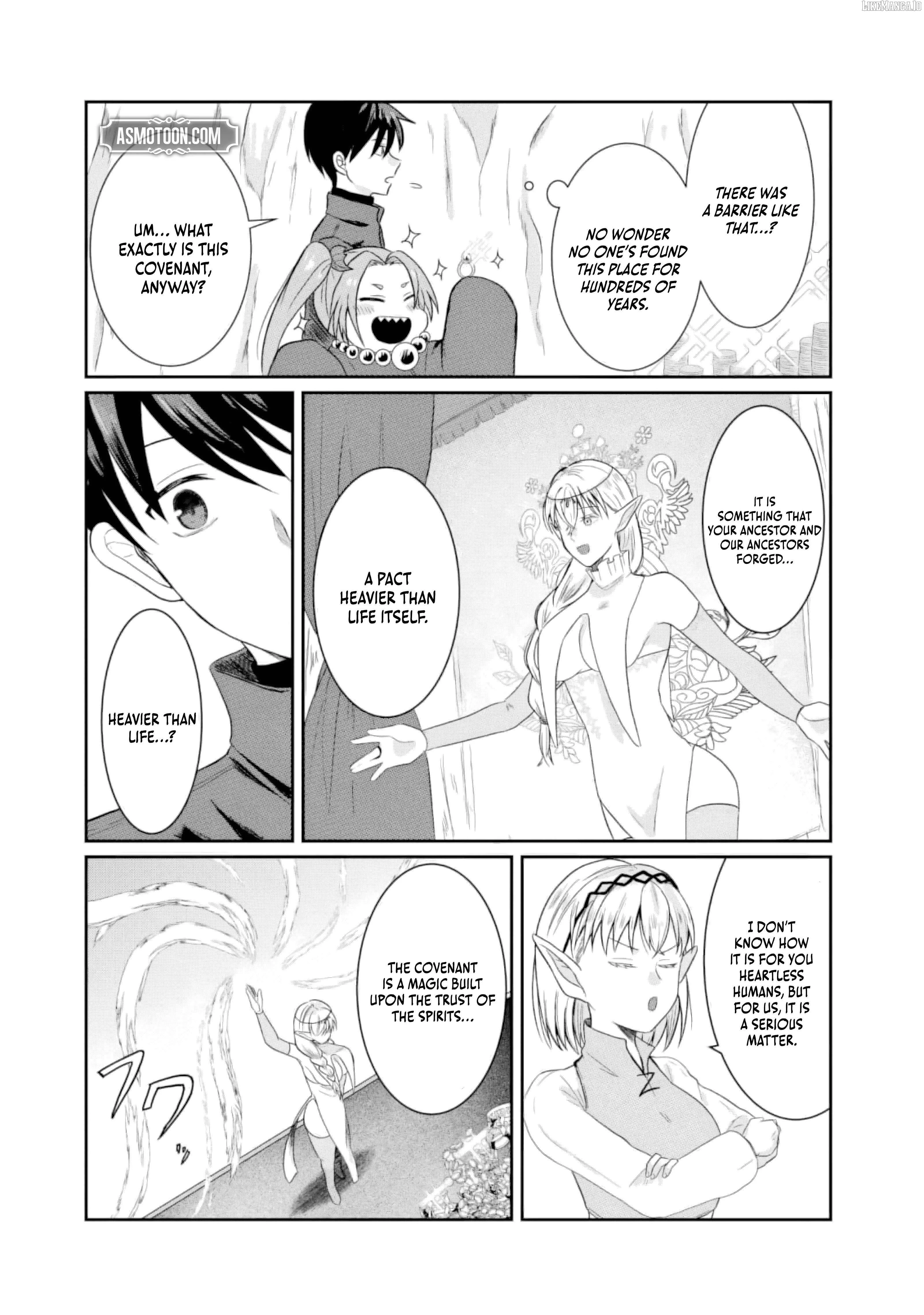 "Sono Hen no Kusa demo Kuttoke" to Tsuihou Sareta Munou Skill [Shokubutsugui] Mochi Tenseisha, Elf no Sato de Maboroshi no Shokubutsu o Tabete Musou Suru Chapter 2 page 26