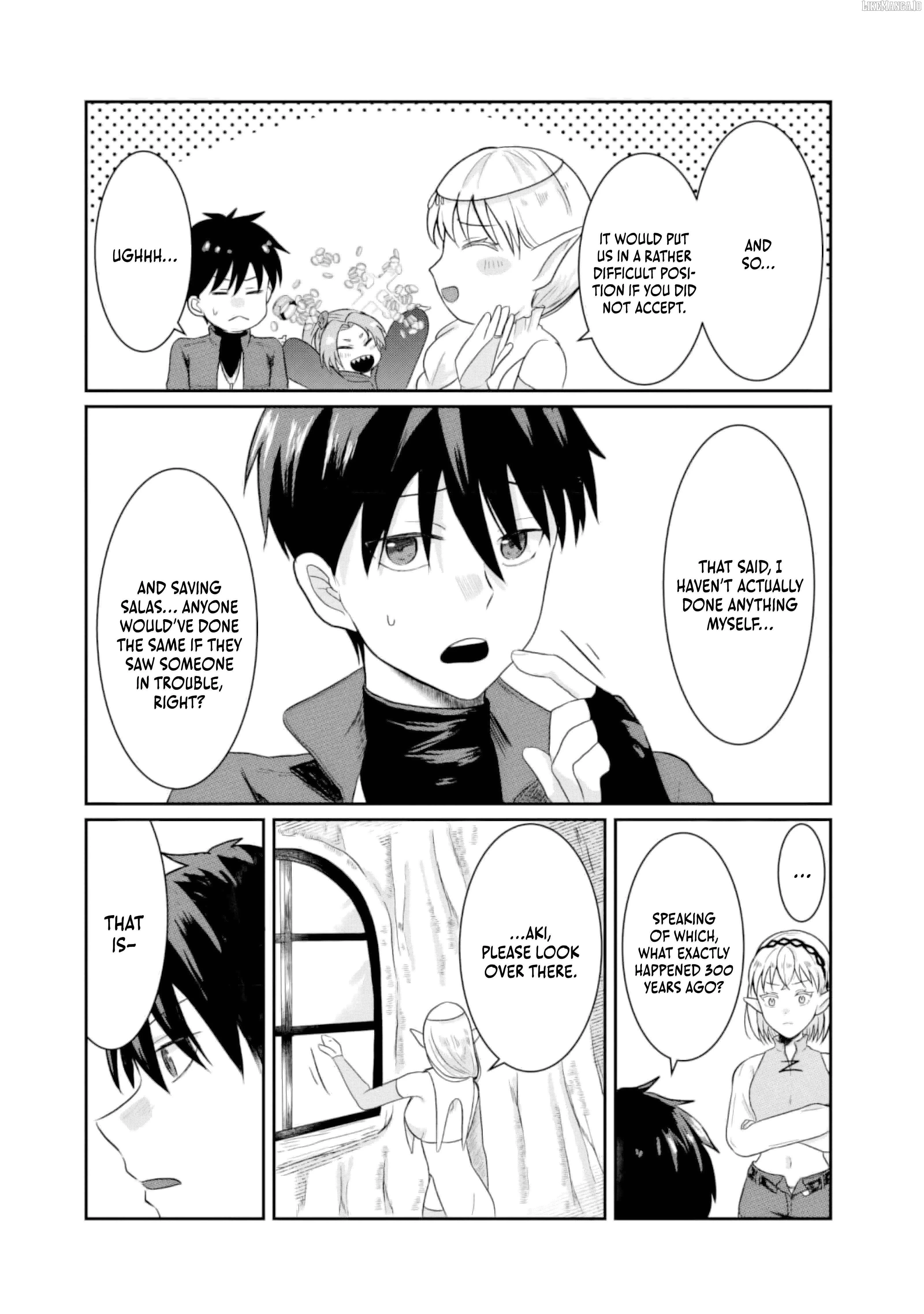 "Sono Hen no Kusa demo Kuttoke" to Tsuihou Sareta Munou Skill [Shokubutsugui] Mochi Tenseisha, Elf no Sato de Maboroshi no Shokubutsu o Tabete Musou Suru Chapter 2 page 28