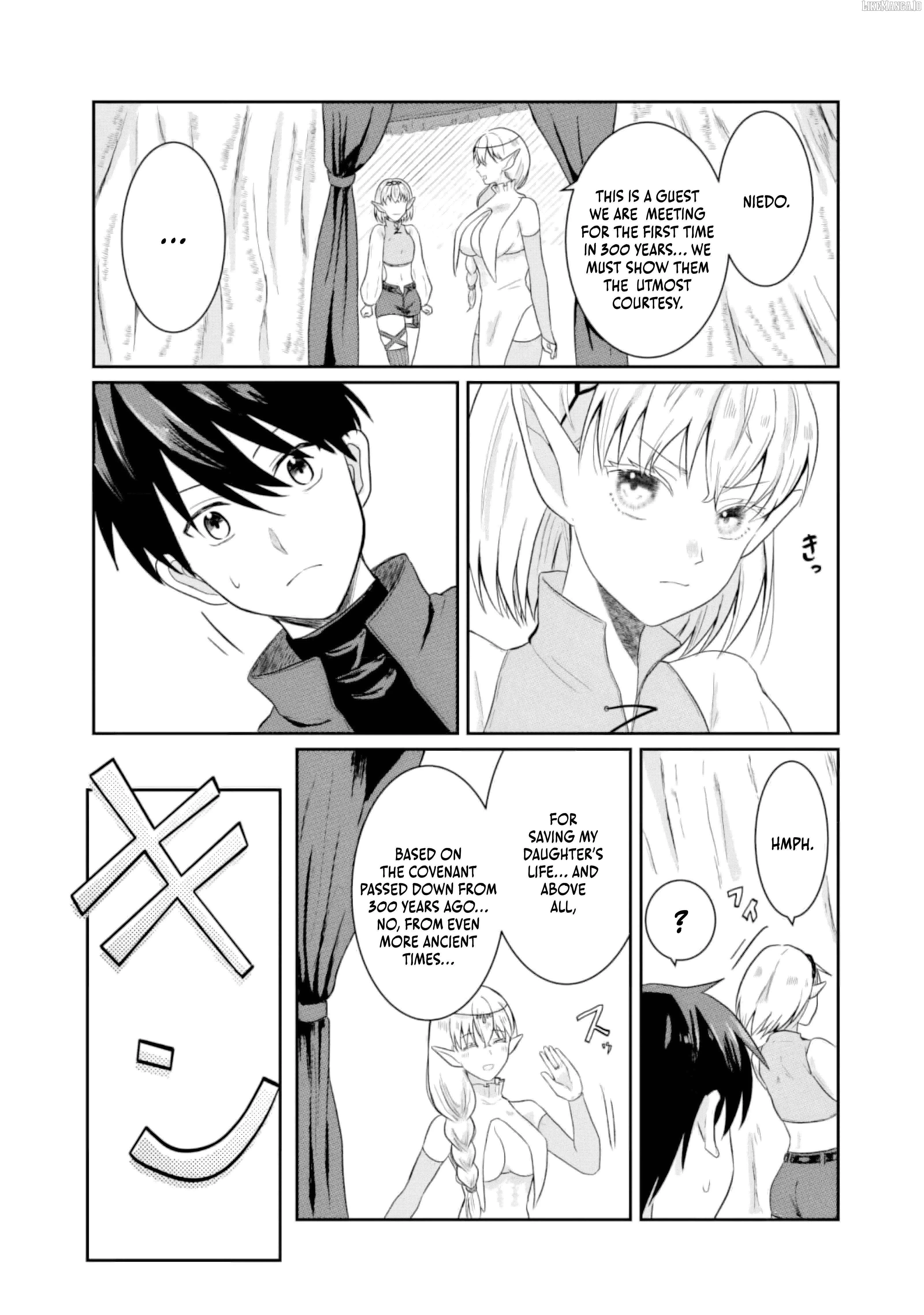 "Sono Hen no Kusa demo Kuttoke" to Tsuihou Sareta Munou Skill [Shokubutsugui] Mochi Tenseisha, Elf no Sato de Maboroshi no Shokubutsu o Tabete Musou Suru Chapter 2 page 21
