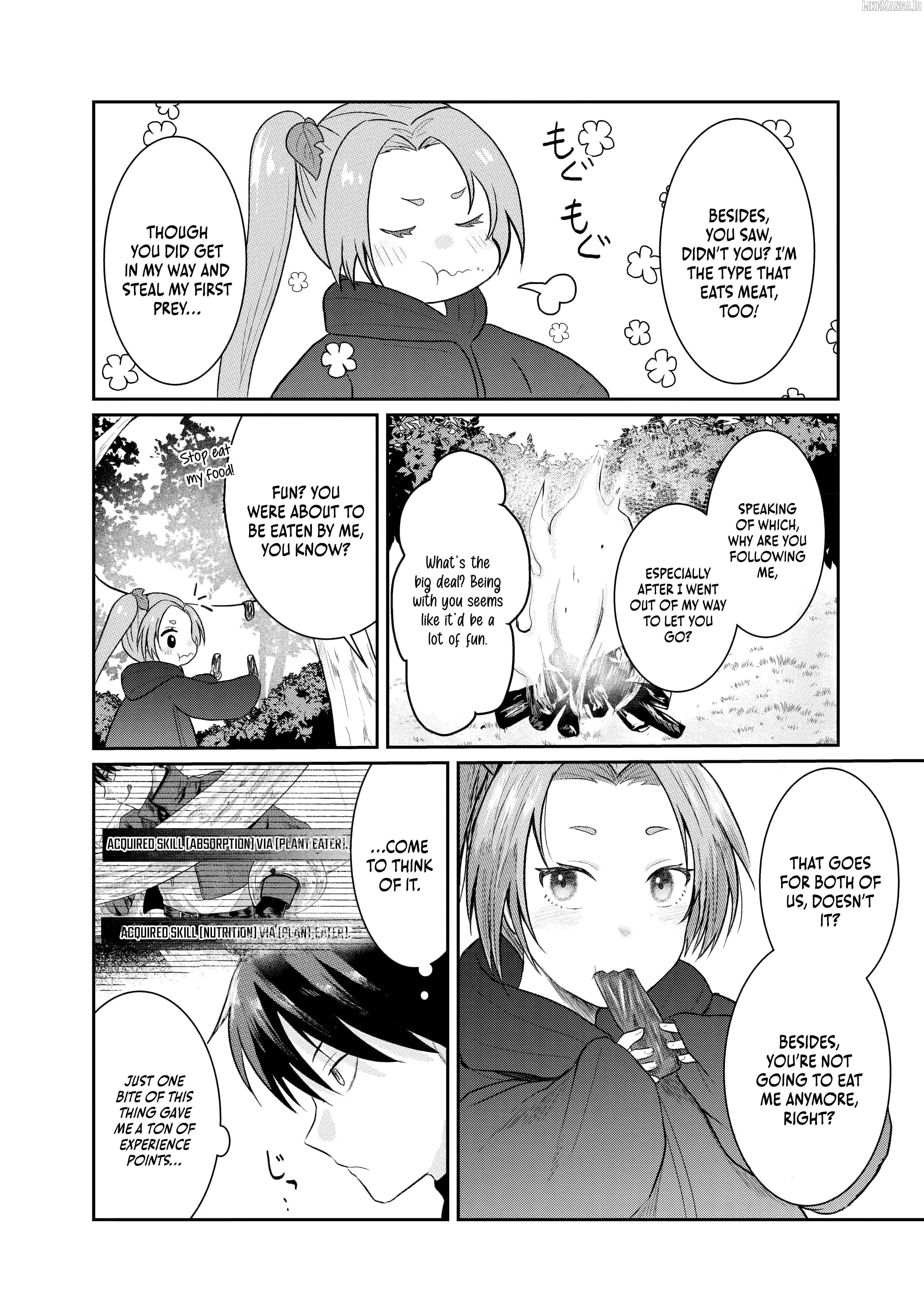 "Sono Hen no Kusa demo Kuttoke" to Tsuihou Sareta Munou Skill [Shokubutsugui] Mochi Tenseisha, Elf no Sato de Maboroshi no Shokubutsu o Tabete Musou Suru Chapter 2 page 7