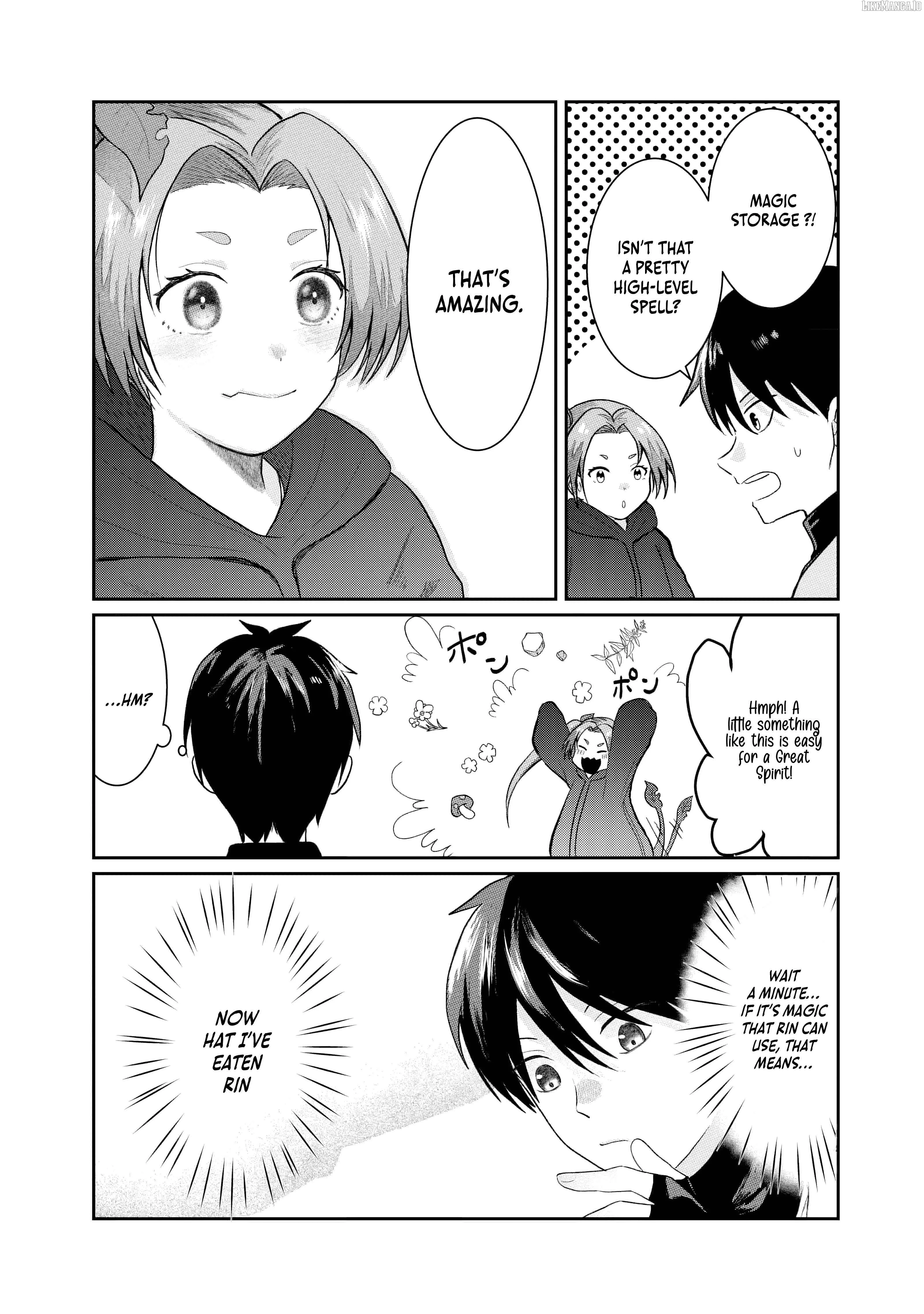 "Sono Hen no Kusa demo Kuttoke" to Tsuihou Sareta Munou Skill [Shokubutsugui] Mochi Tenseisha, Elf no Sato de Maboroshi no Shokubutsu o Tabete Musou Suru Chapter 2 page 11