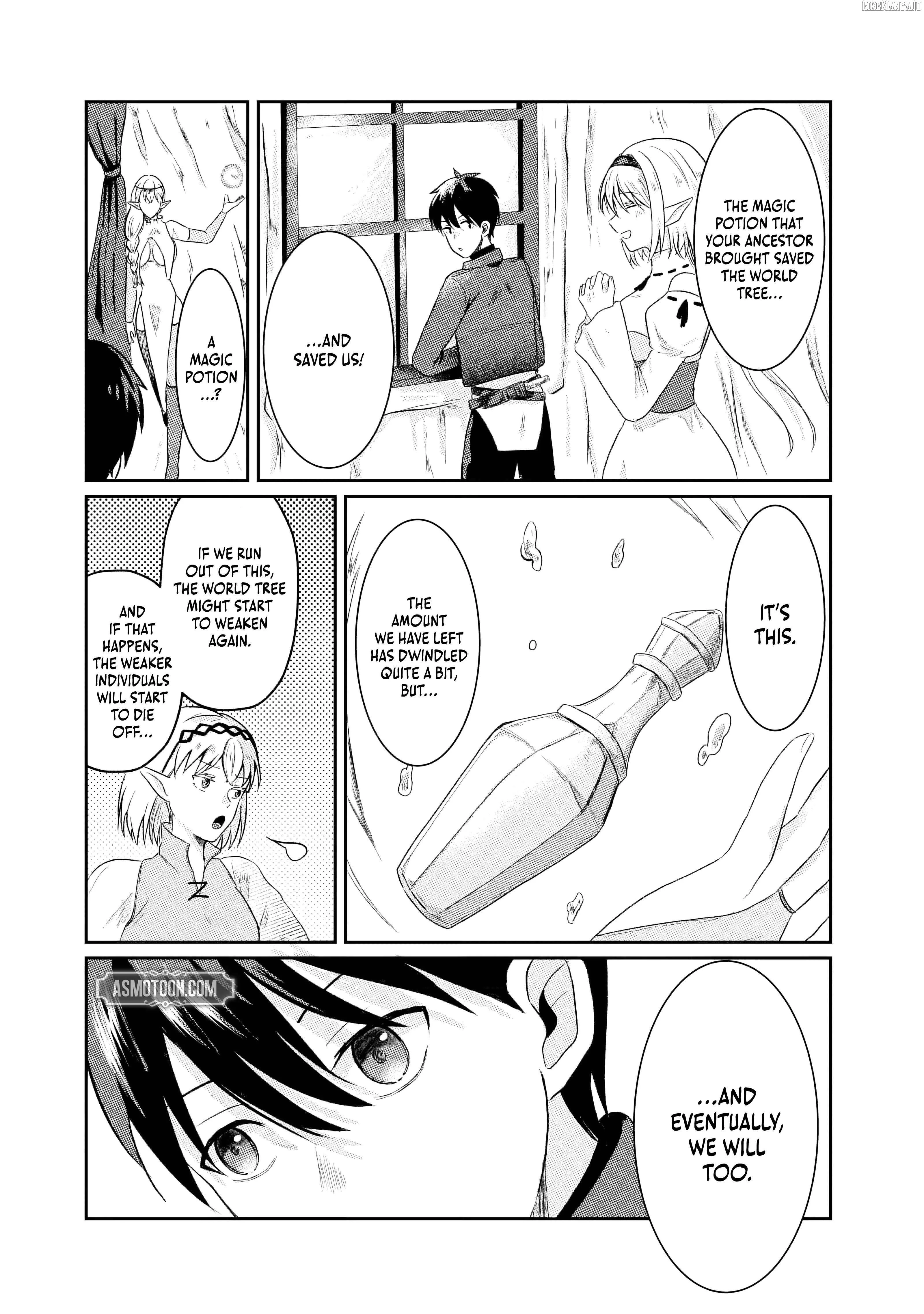 "Sono Hen no Kusa demo Kuttoke" to Tsuihou Sareta Munou Skill [Shokubutsugui] Mochi Tenseisha, Elf no Sato de Maboroshi no Shokubutsu o Tabete Musou Suru Chapter 2 page 30
