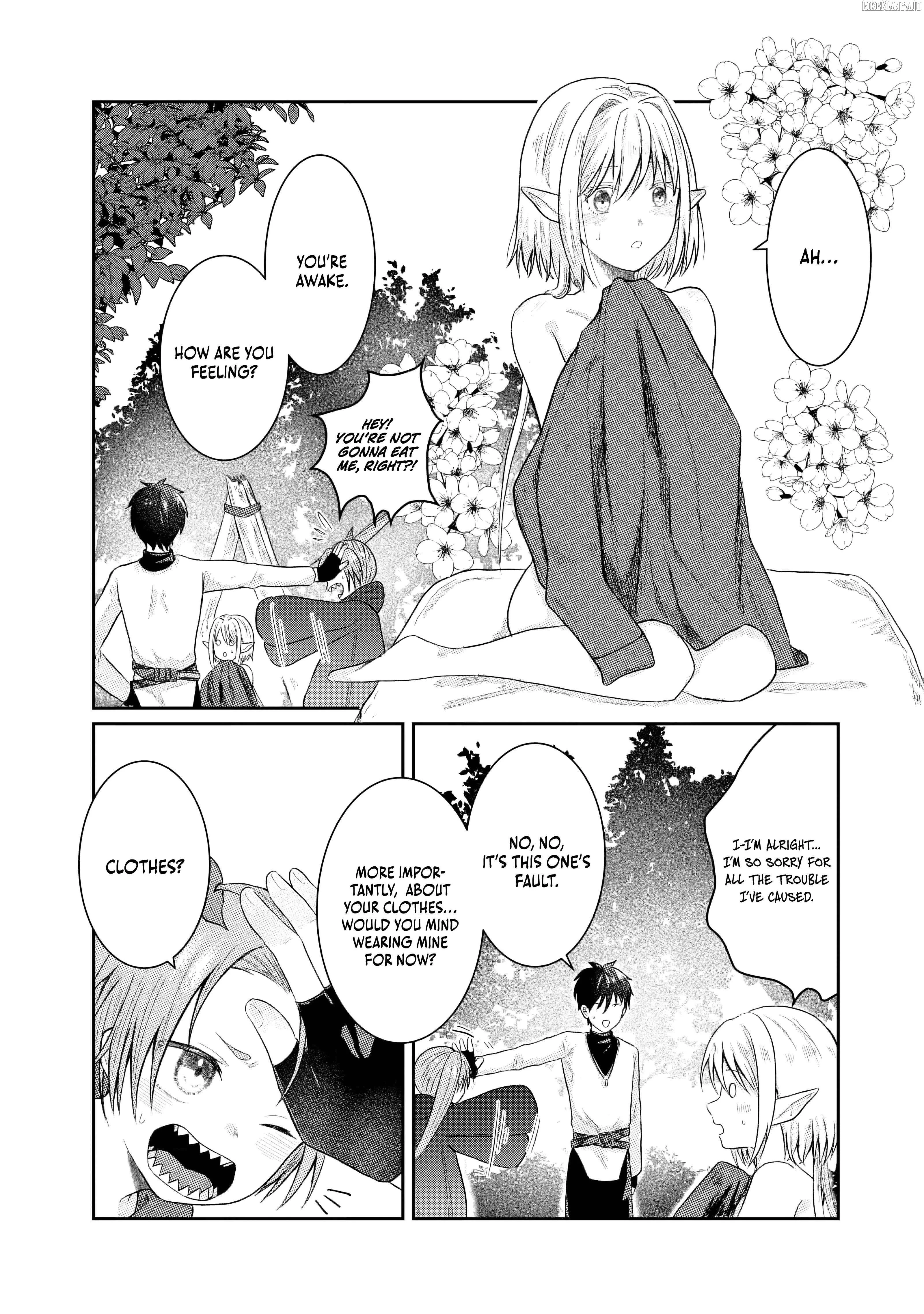 "Sono Hen no Kusa demo Kuttoke" to Tsuihou Sareta Munou Skill [Shokubutsugui] Mochi Tenseisha, Elf no Sato de Maboroshi no Shokubutsu o Tabete Musou Suru Chapter 2 page 9
