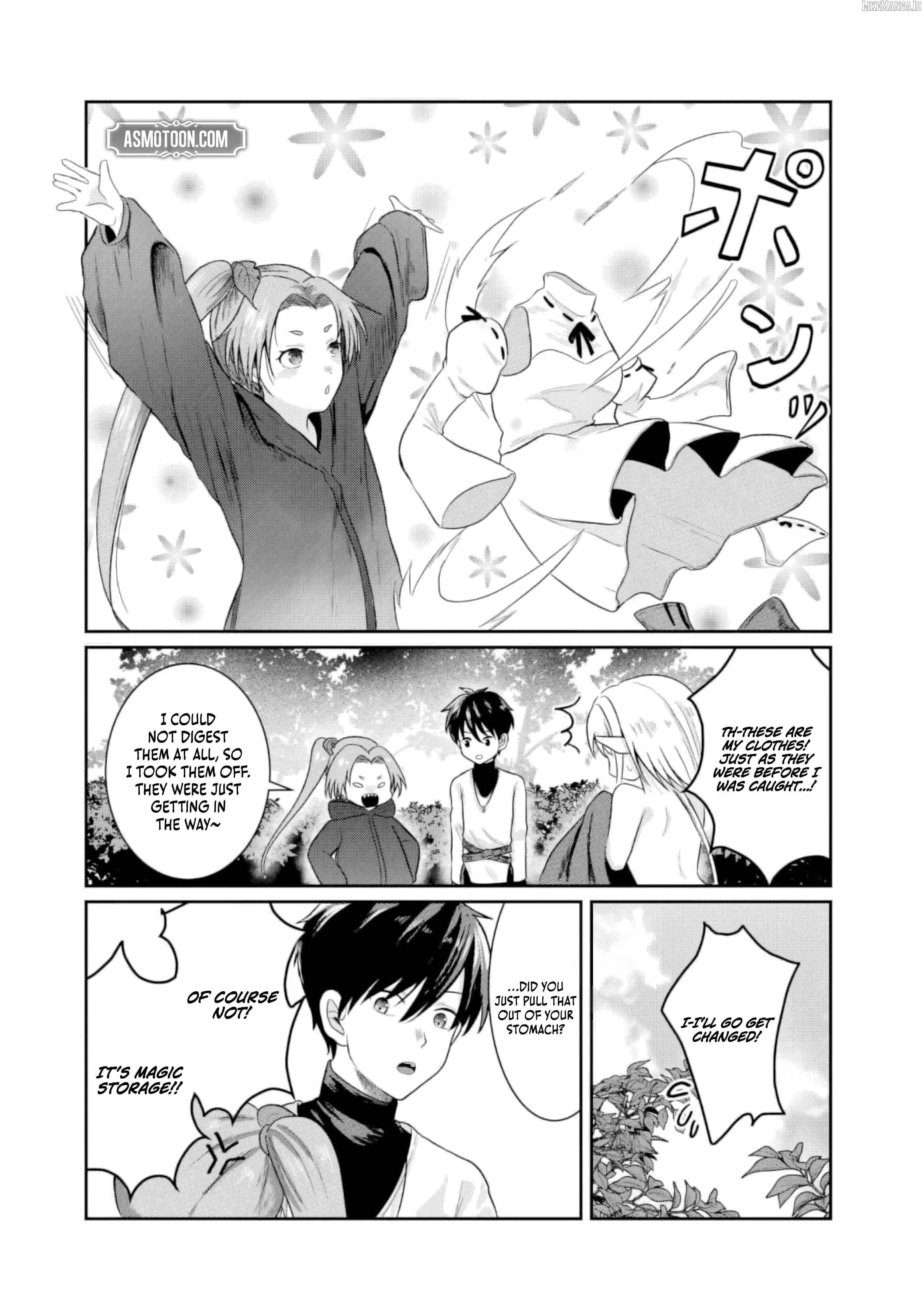 "Sono Hen no Kusa demo Kuttoke" to Tsuihou Sareta Munou Skill [Shokubutsugui] Mochi Tenseisha, Elf no Sato de Maboroshi no Shokubutsu o Tabete Musou Suru Chapter 2 page 10