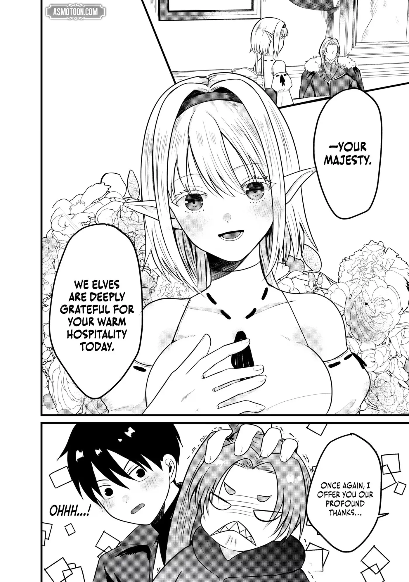"Sono Hen no Kusa demo Kuttoke" to Tsuihou Sareta Munou Skill [Shokubutsugui] Mochi Tenseisha, Elf no Sato de Maboroshi no Shokubutsu o Tabete Musou Suru Chapter 22 page 10