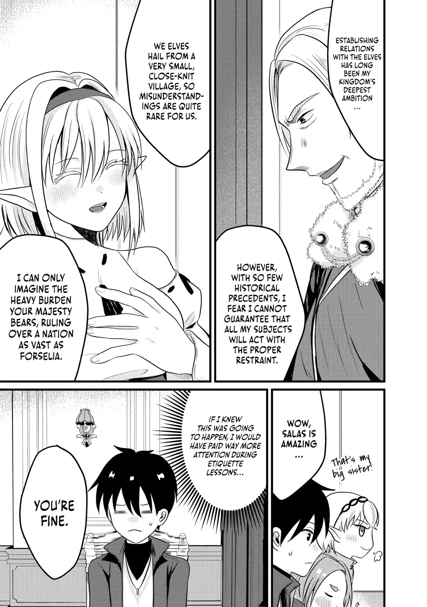 "Sono Hen no Kusa demo Kuttoke" to Tsuihou Sareta Munou Skill [Shokubutsugui] Mochi Tenseisha, Elf no Sato de Maboroshi no Shokubutsu o Tabete Musou Suru Chapter 22 page 15