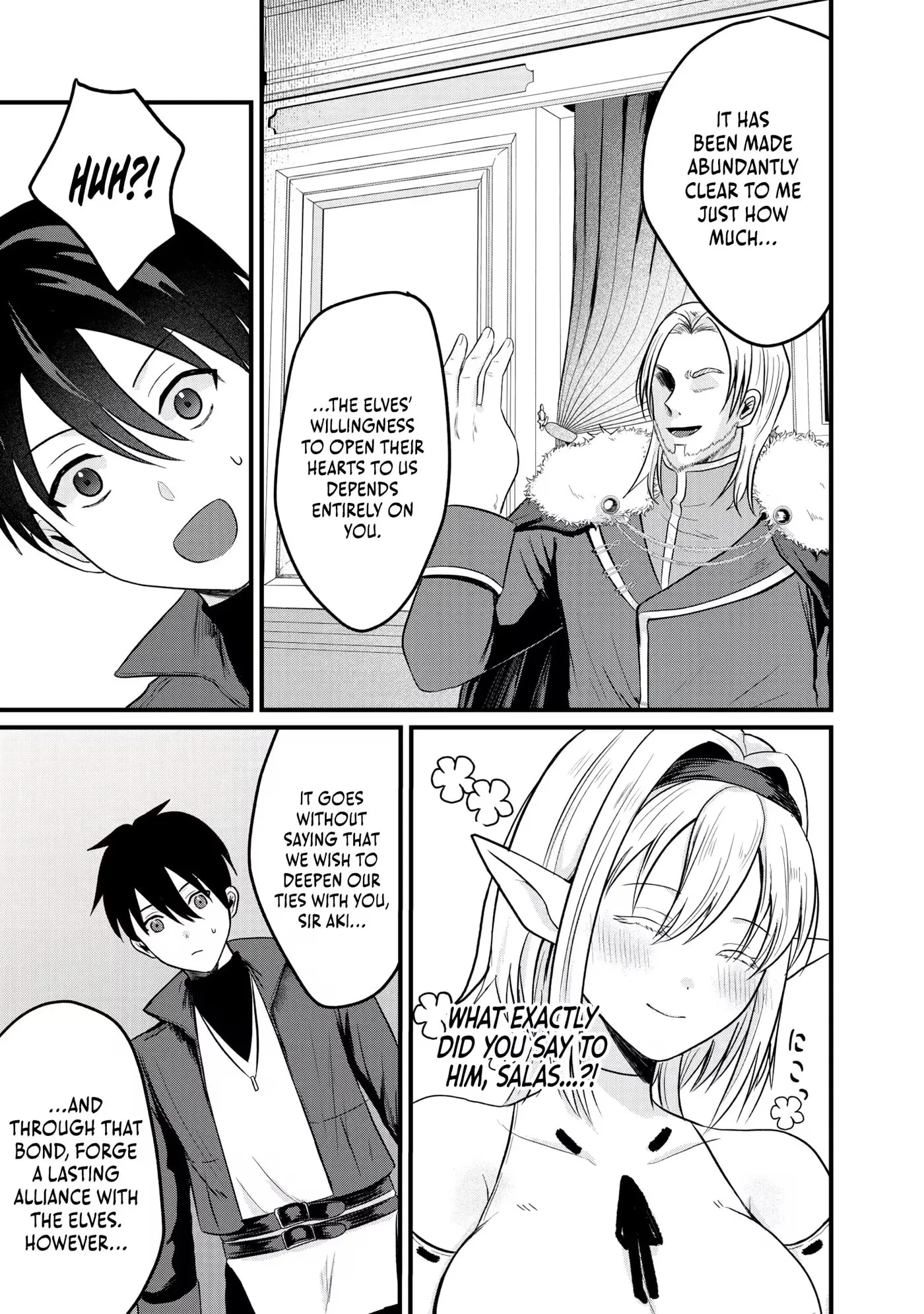 "Sono Hen no Kusa demo Kuttoke" to Tsuihou Sareta Munou Skill [Shokubutsugui] Mochi Tenseisha, Elf no Sato de Maboroshi no Shokubutsu o Tabete Musou Suru Chapter 22 page 17
