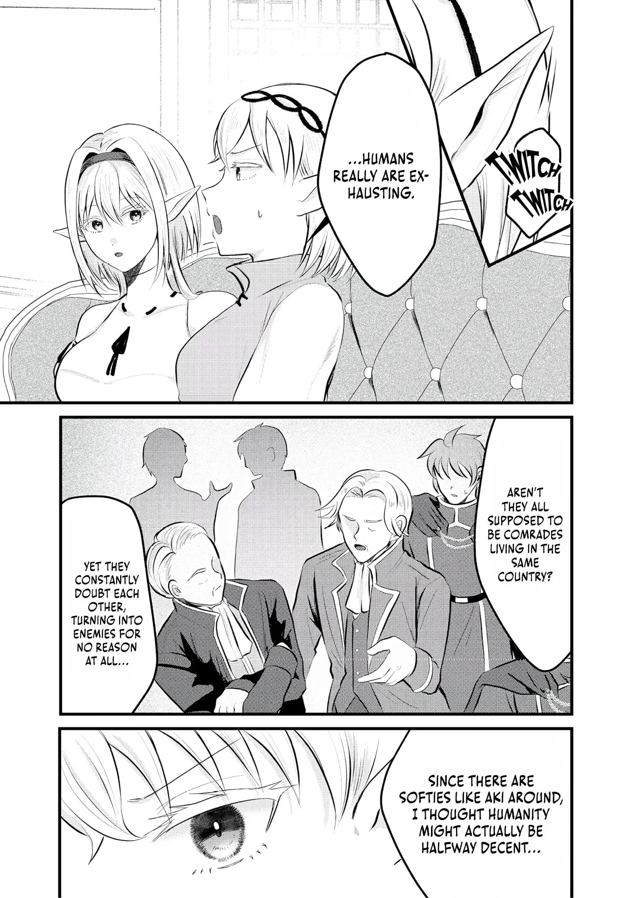 "Sono Hen no Kusa demo Kuttoke" to Tsuihou Sareta Munou Skill [Shokubutsugui] Mochi Tenseisha, Elf no Sato de Maboroshi no Shokubutsu o Tabete Musou Suru Chapter 23 page 6